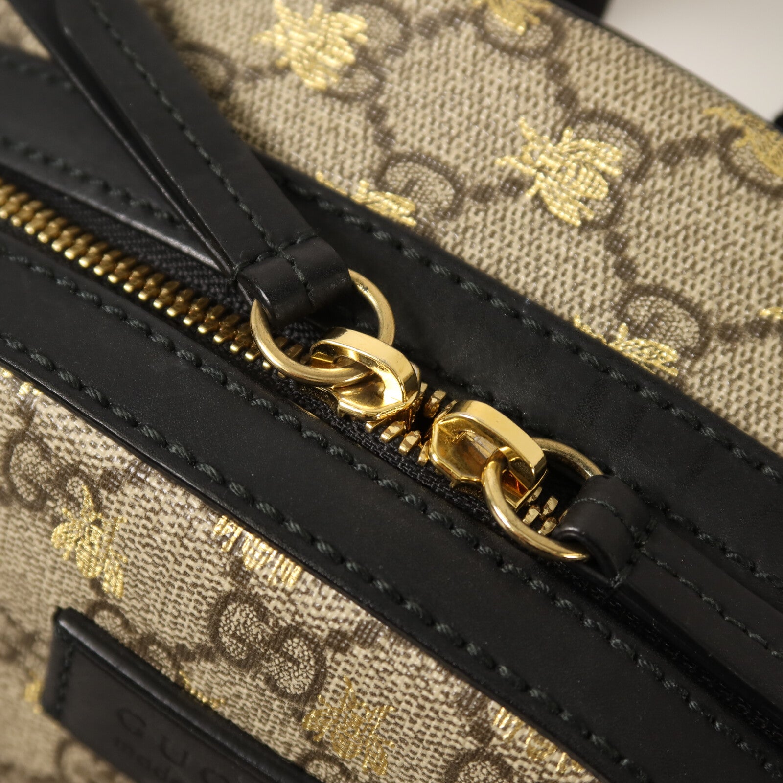 GUCCI 塗層帆布GG Supreme Backpack金扣背包