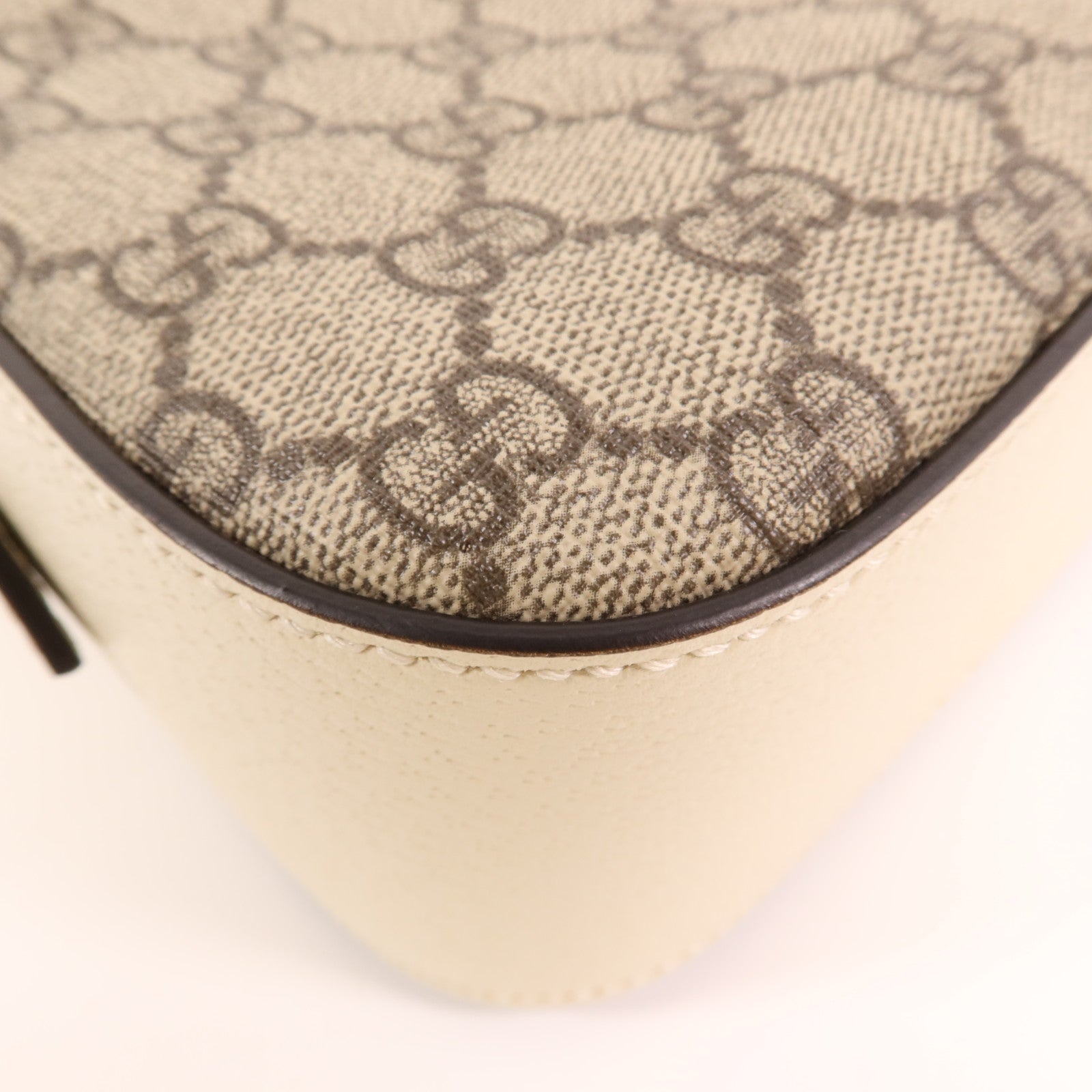 GUCCI 塗層帆布/牛皮皮革Ophidia GG金扣肩背袋