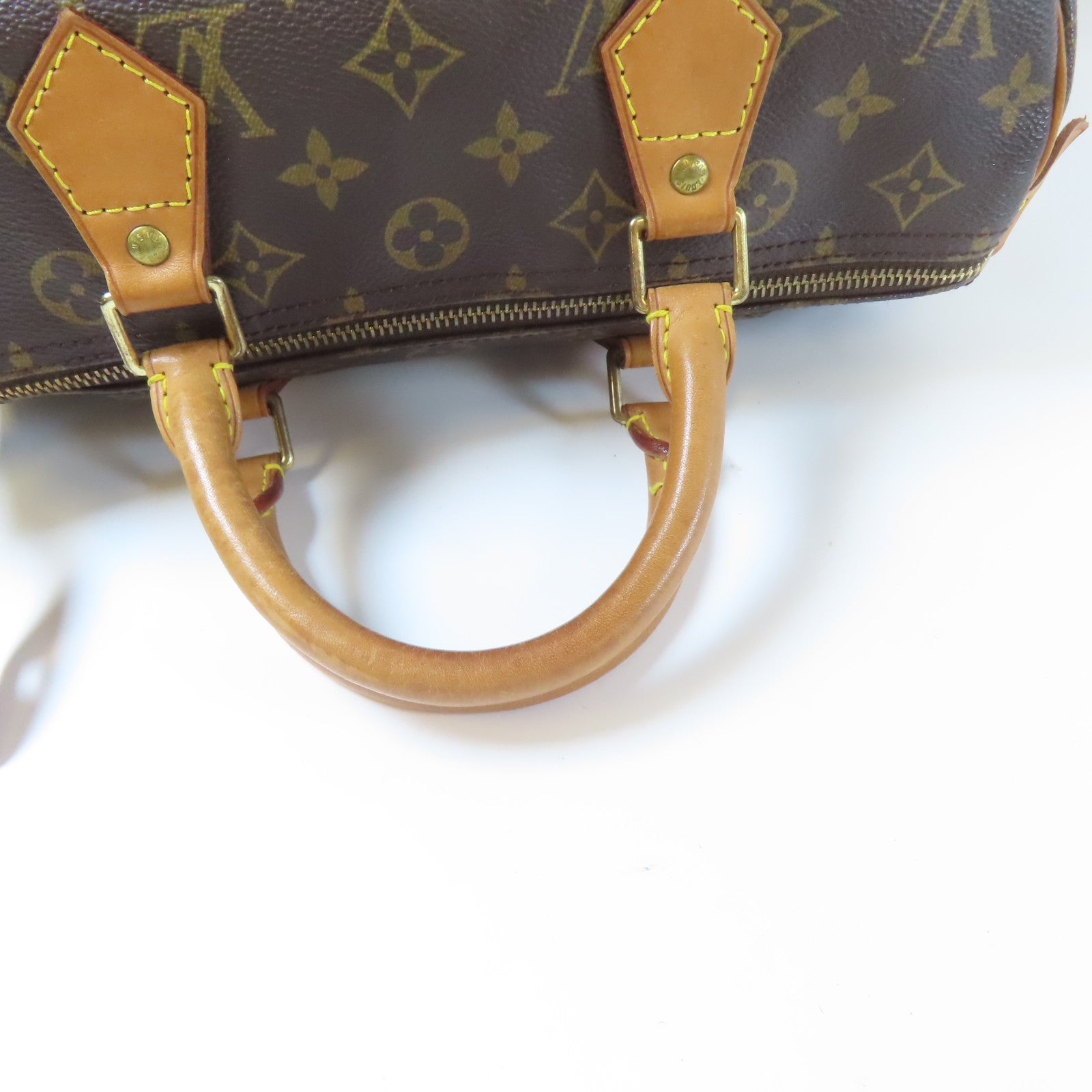 LOUIS VUITTON 【激減優惠】Monogram Speedy 30金扣手挽袋啡色