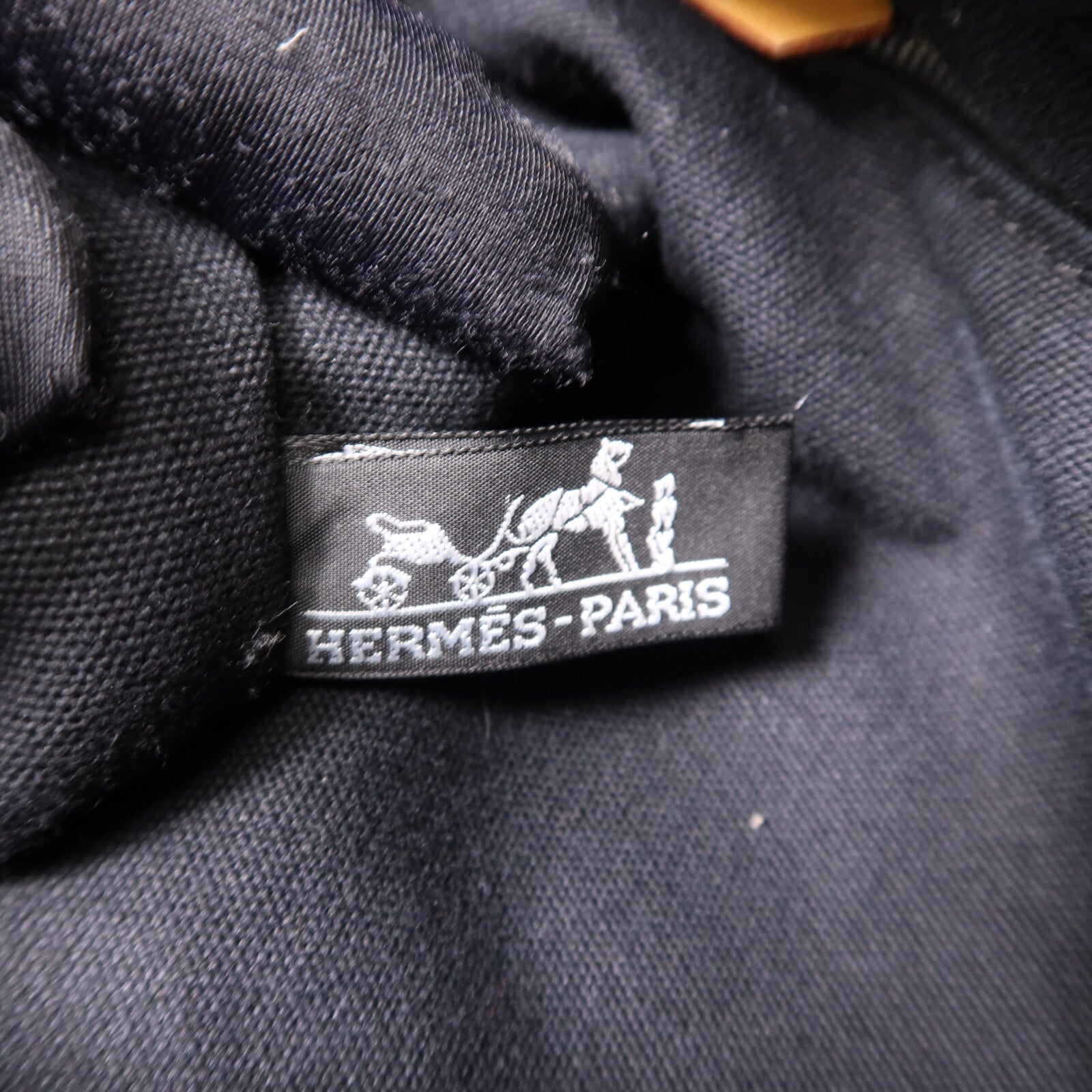HERMES 帆布Fourre Tout Tote MM銀扣手挽袋