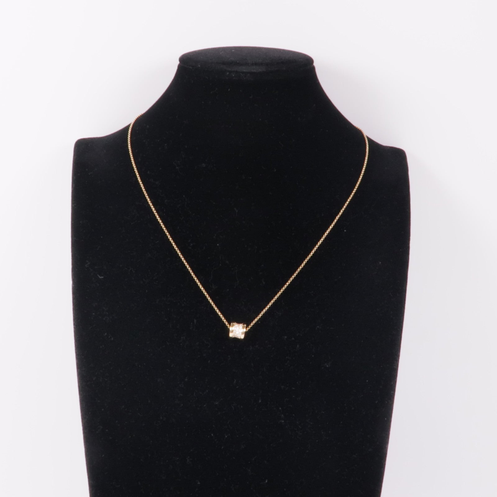 BVLGARI 18K玫瑰金B-zero 1 Diamond Necklace鑽石項鍊
