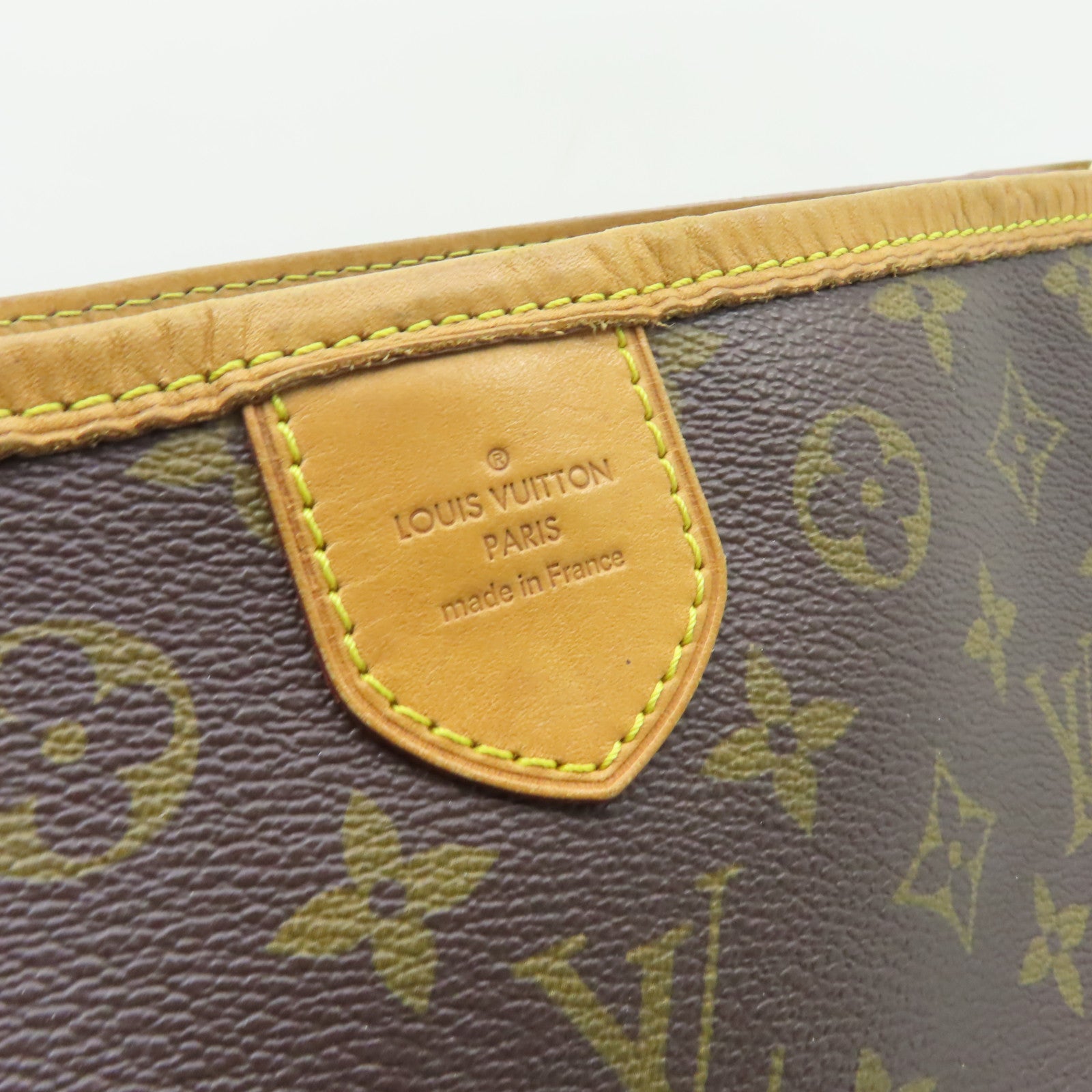 LOUIS VUITTON 【激減優惠】Monogram Delightful MM金扣肩背袋棕色