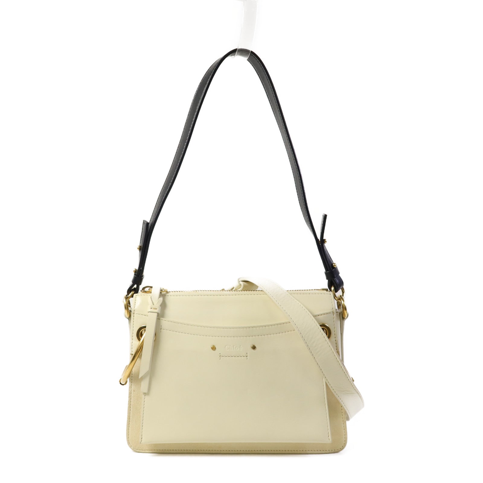 Chloe 【激減優惠】牛皮皮革Shoulder Bag金扣肩背袋