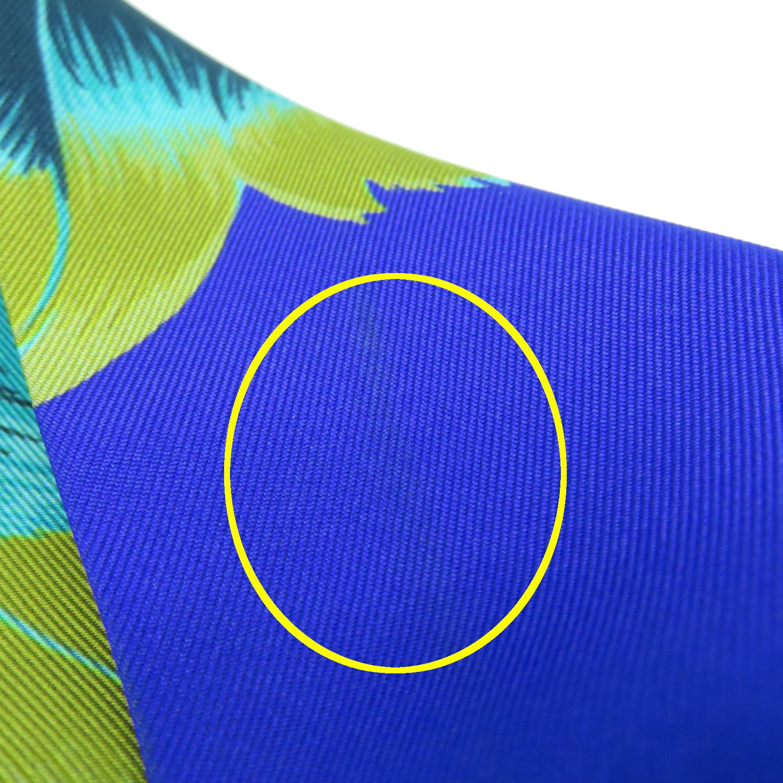 HERMES 絲質Maxi Twilly絲巾藍色/彩色