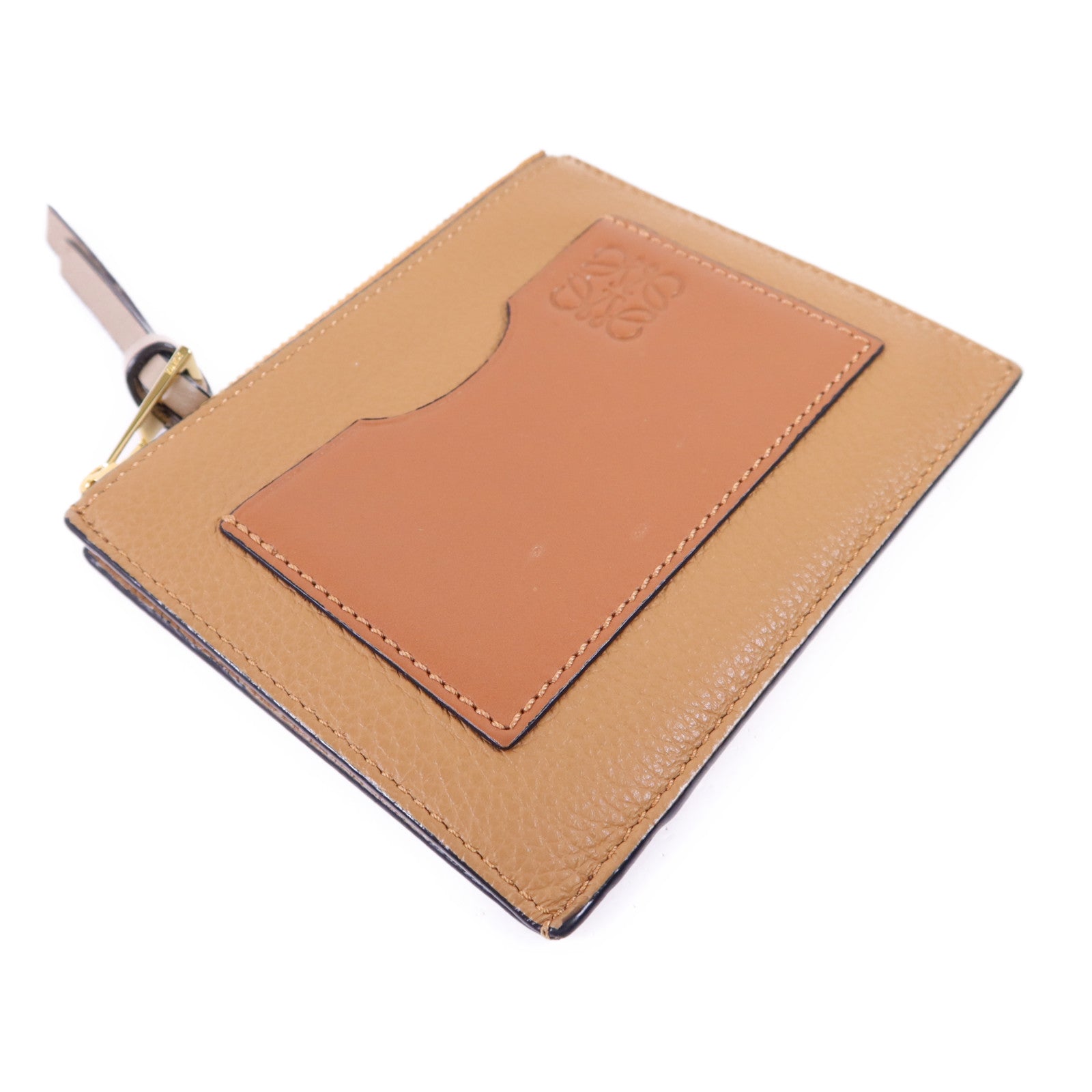 LOEWE 【激減優惠】牛皮皮革Card Case金扣卡片套