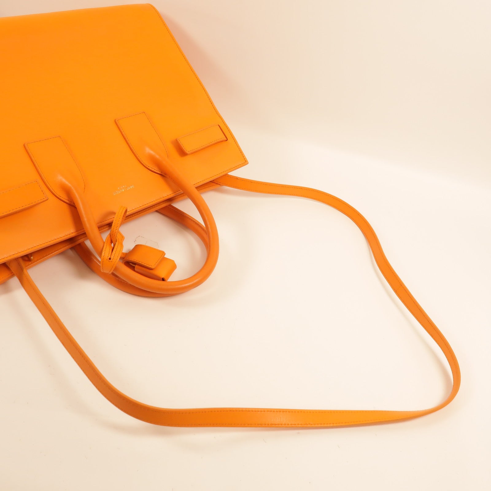 SAINT LAURENT 牛皮皮革Sac De Jour手挽肩背兩用袋