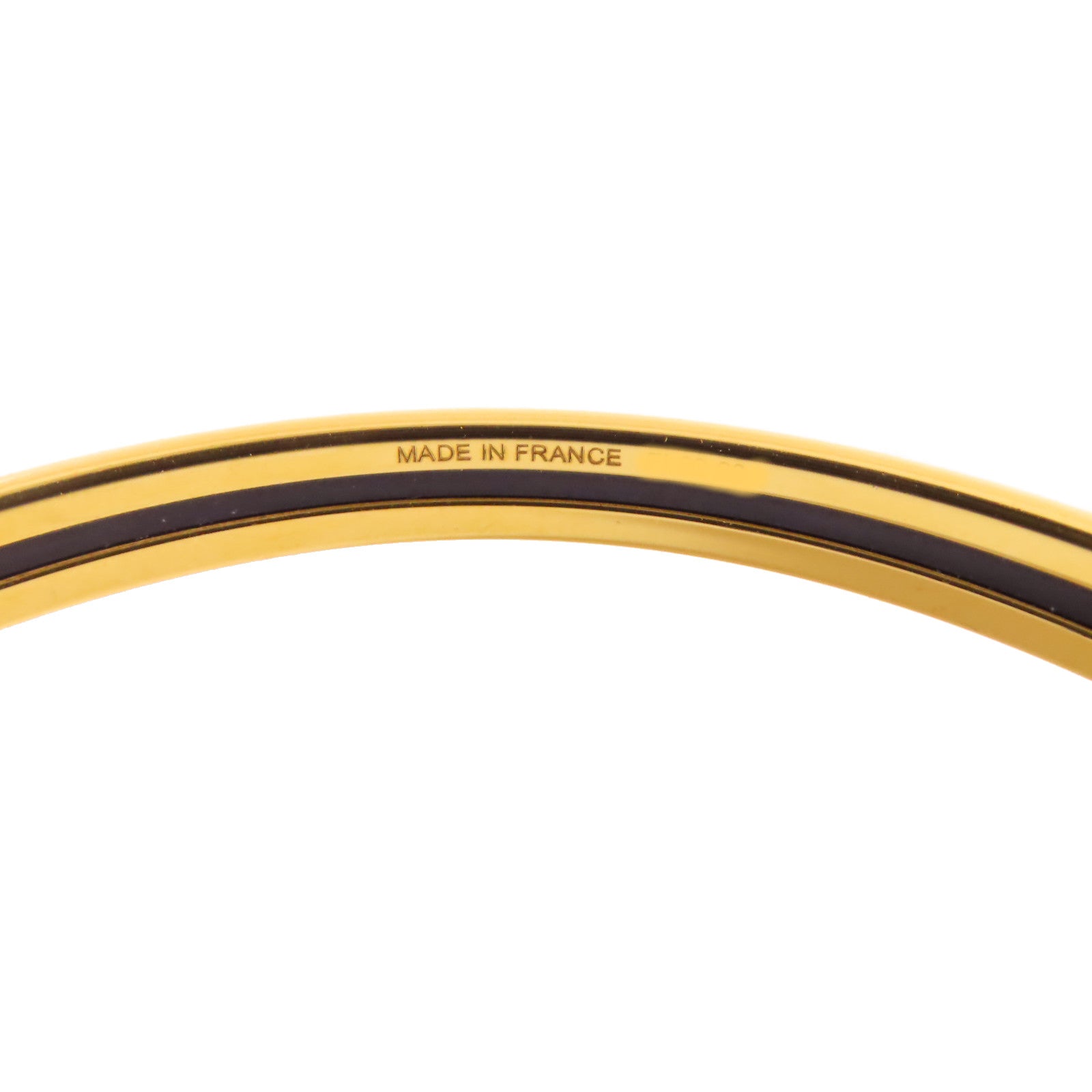 HERMES 金屬/琺瑯Tresse De Coeur Bracelet手鏈Etoupe大象色