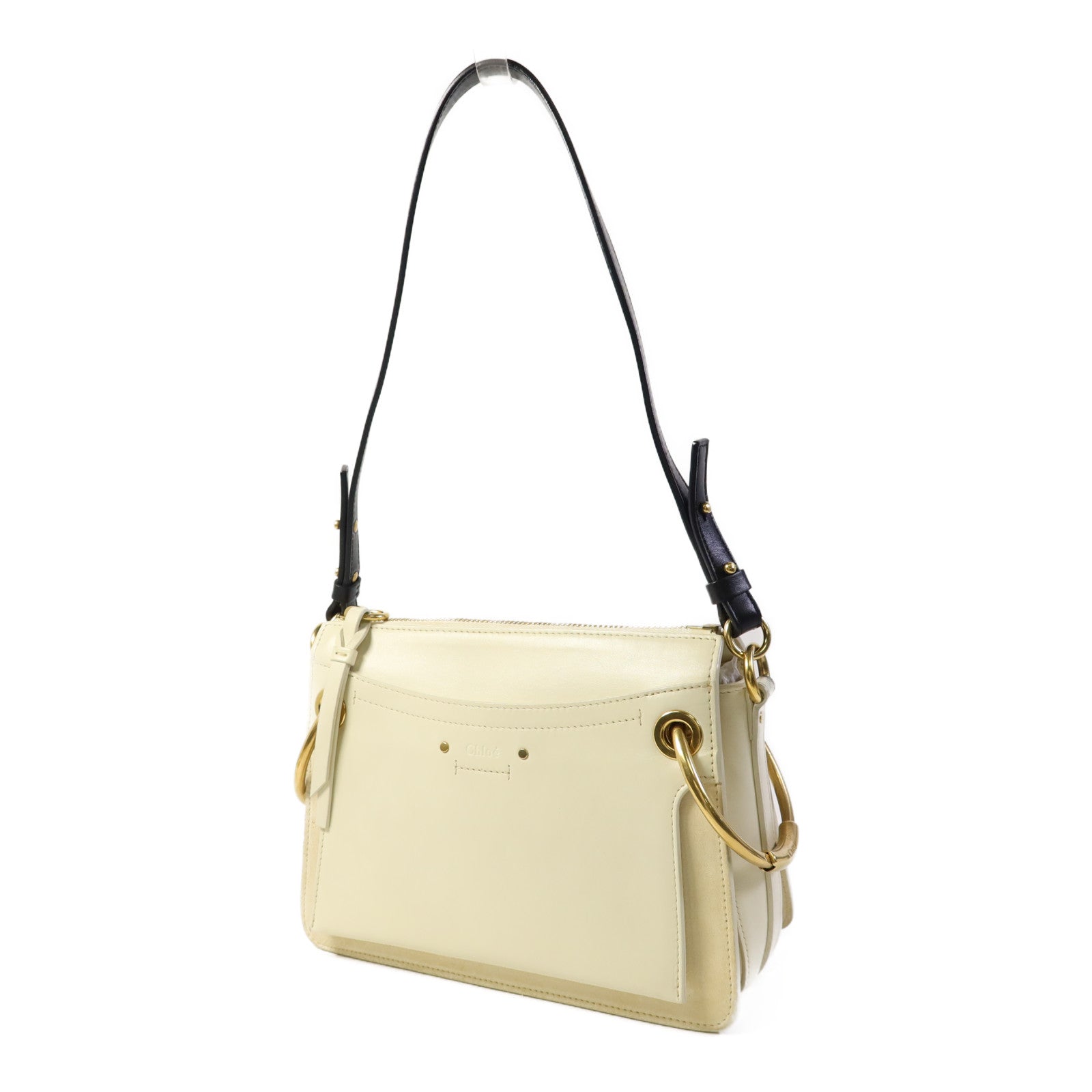 Chloe 牛皮皮革Shoulder Bag金扣肩背袋