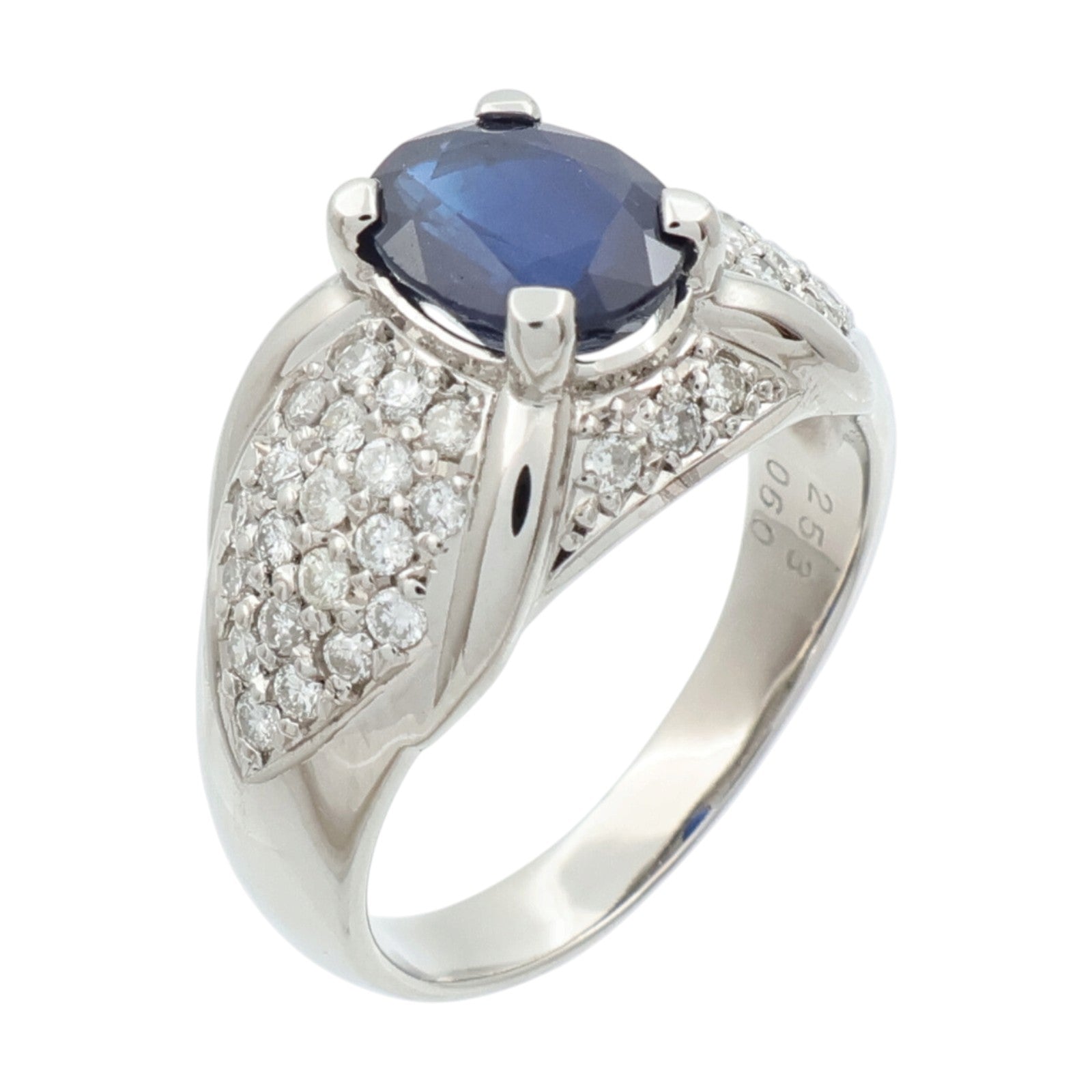 JEWELRY PT900鉑金/藍寶石Sapphire鑽石戒指