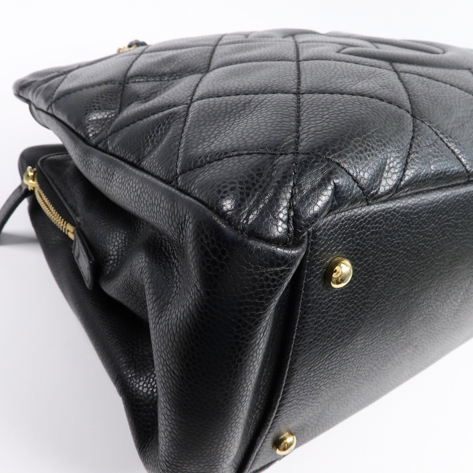 CHANEL 牛皮皮革Chain Shoulder Tote手挽袋