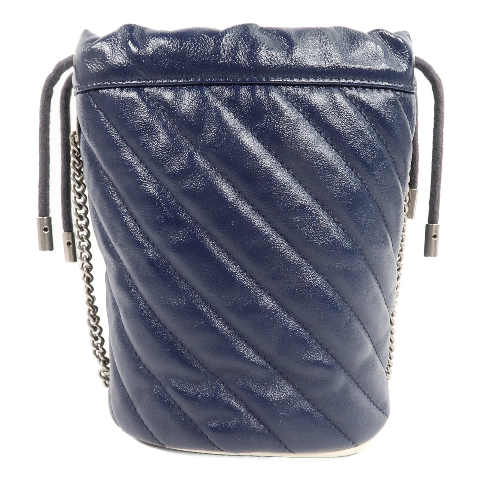 GUCCI 牛皮皮革GG Marmont Bucket鏈帶肩背袋