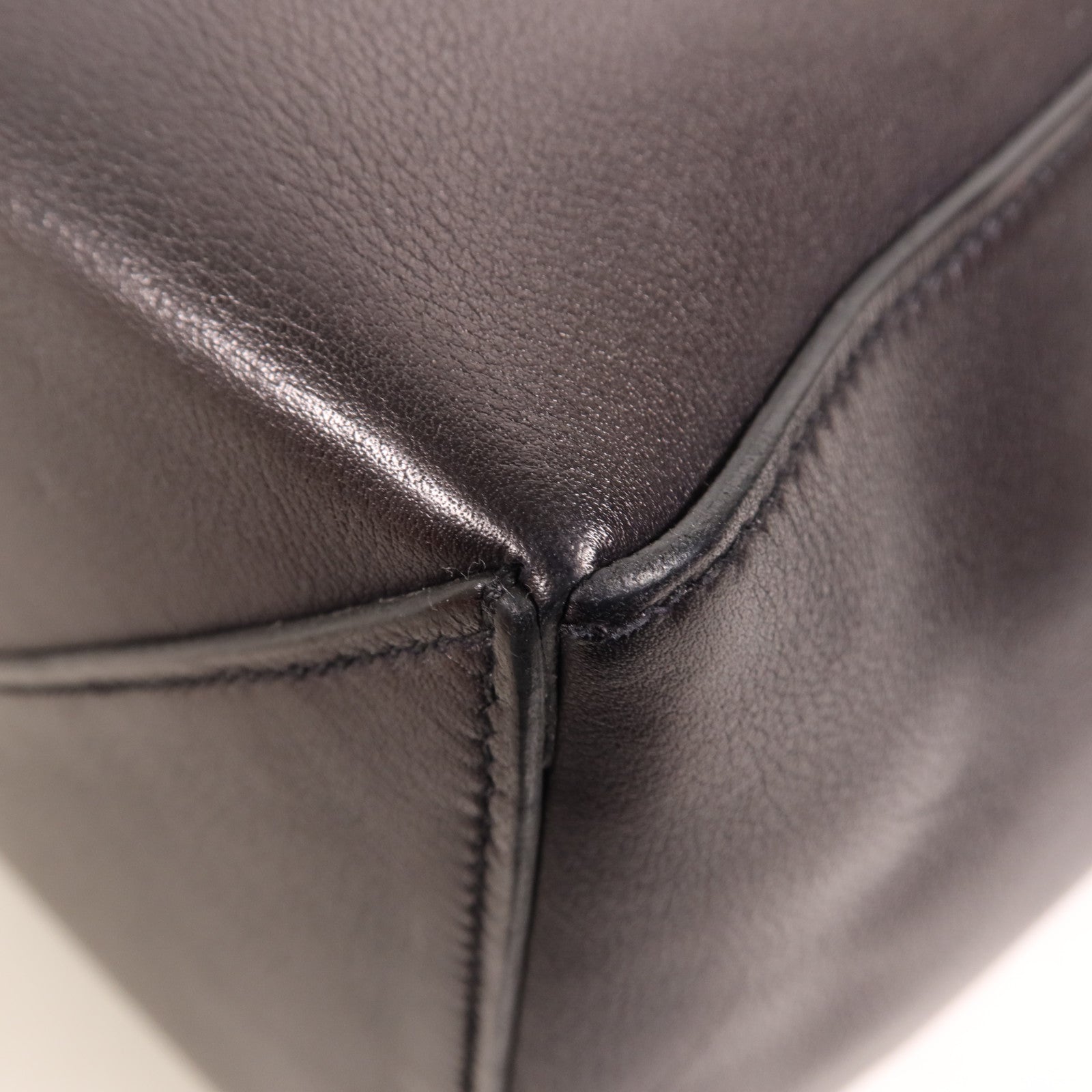 HERMES Evercolor皮革Licol 19手挽肩背兩用袋Noir