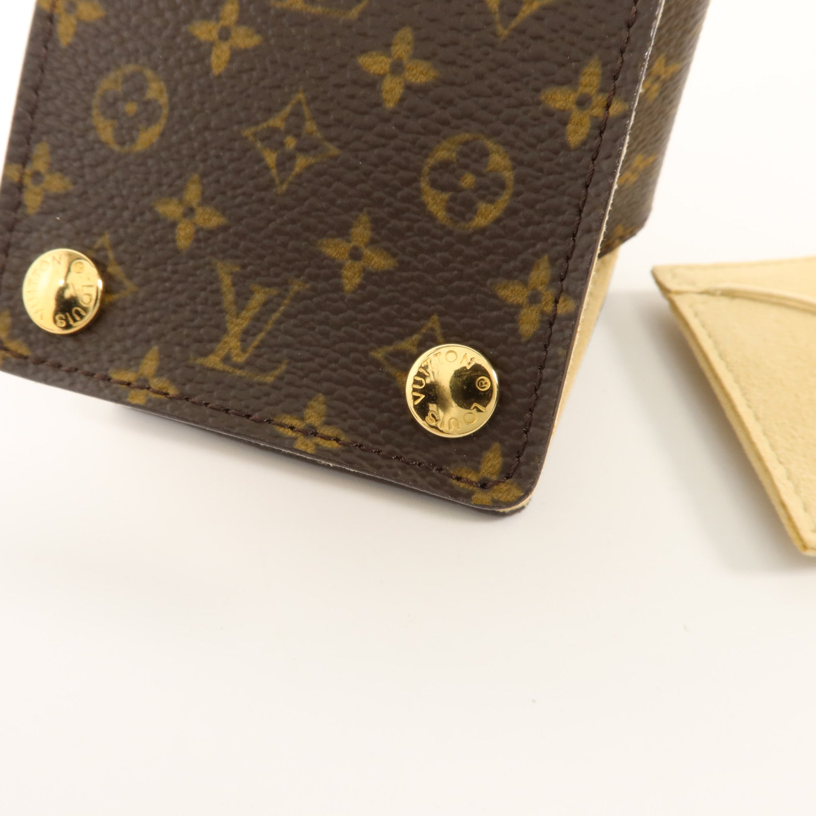 LOUIS VUITTON Monogram Folding Jewelry Case金扣折疊式珠寶袋