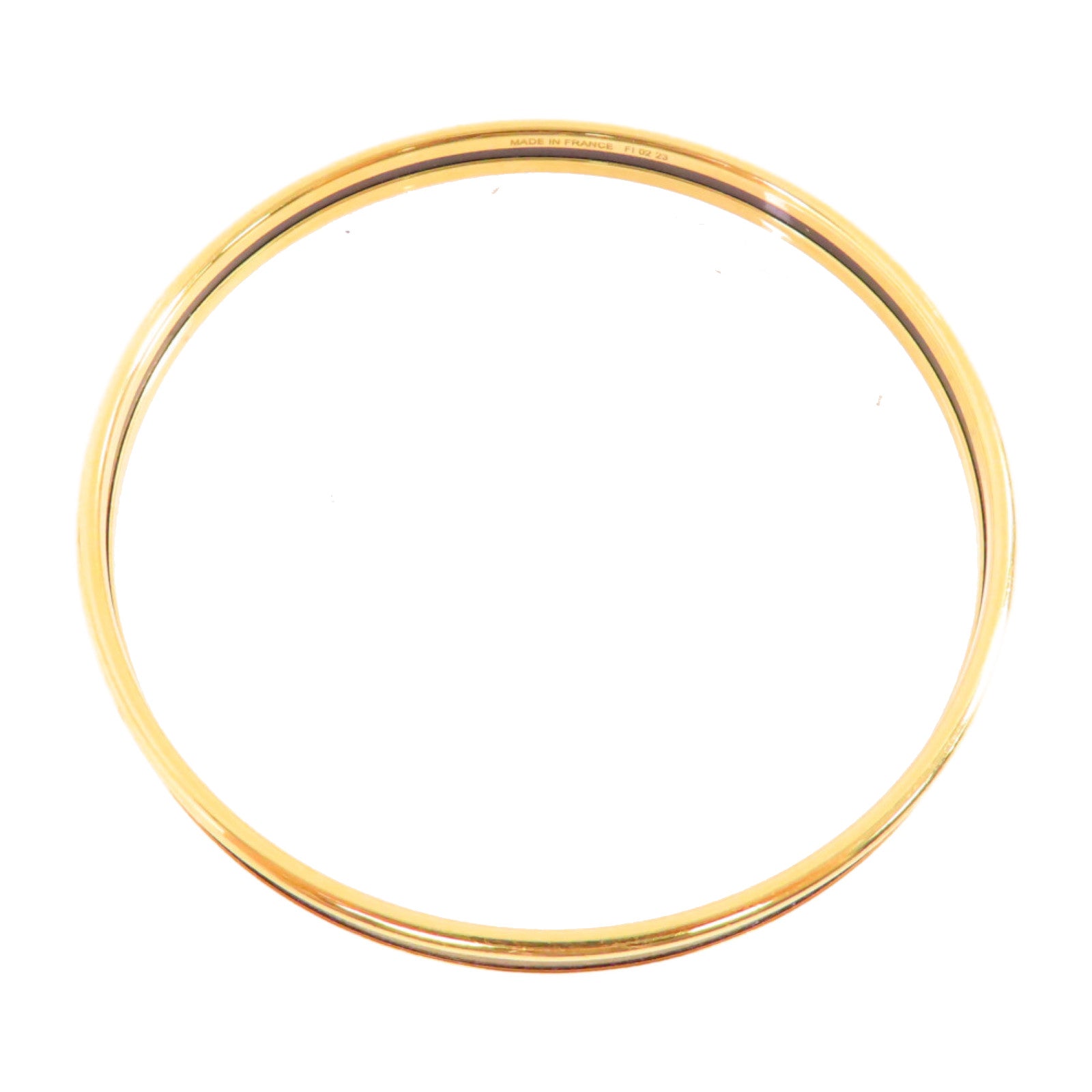 HERMES 金屬/琺瑯Tresse De Coeur Bracelet手鏈Etoupe大象色