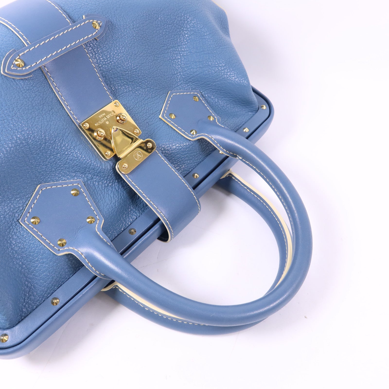 LOUIS VUITTON Suhali Angenieux PM金扣手挽袋