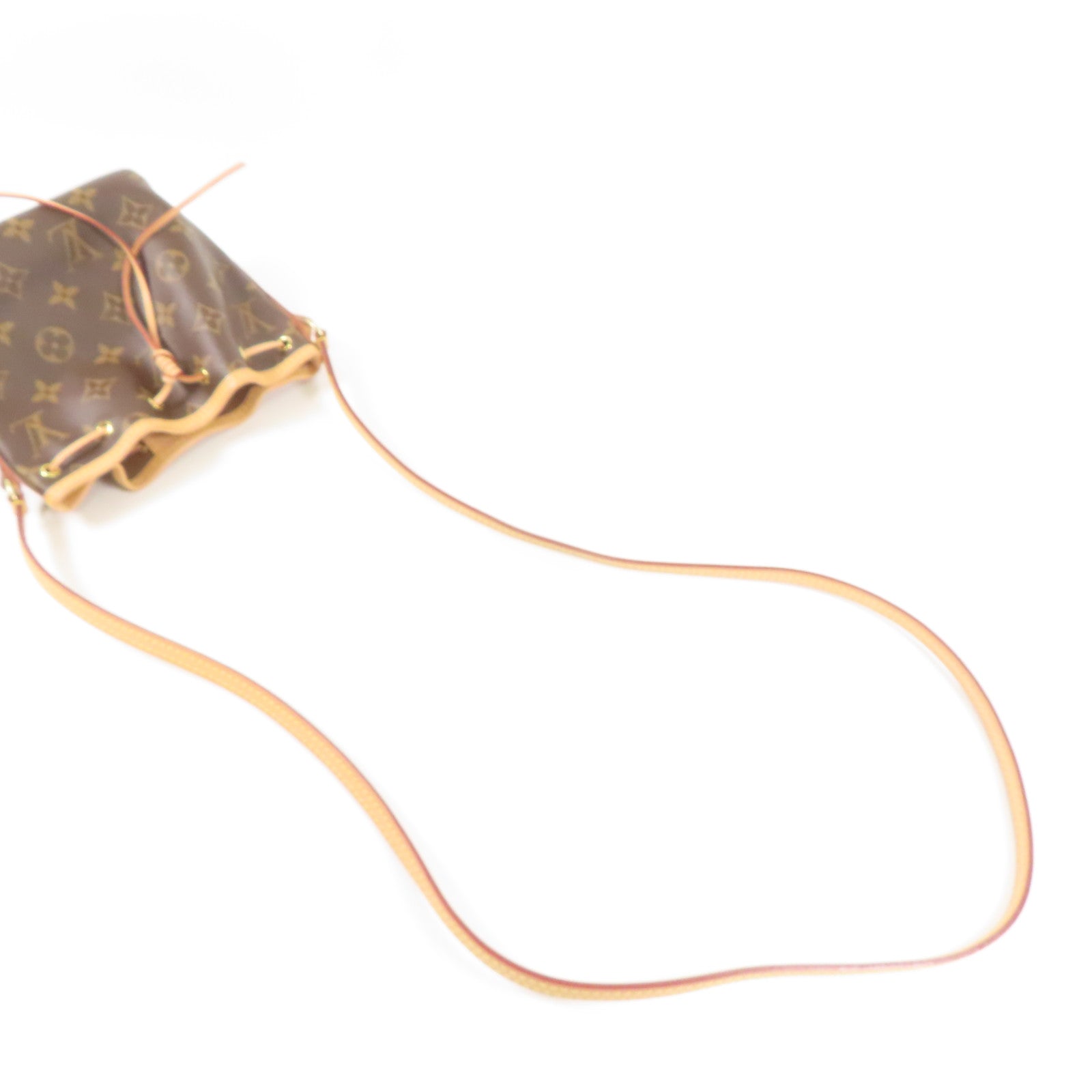 LOUIS VUITTON Monogram Nano Noe金扣肩背袋