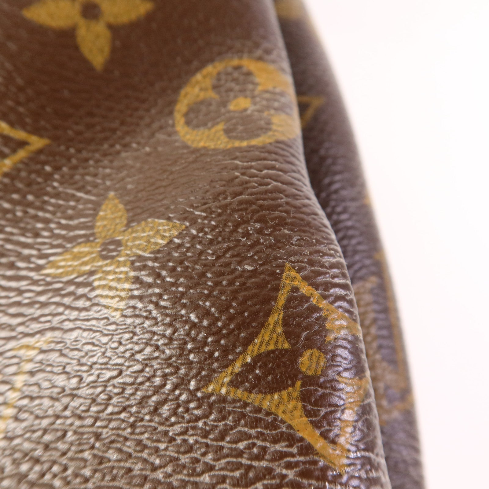 LOUIS VUITTON Monogram Pallas金扣手挽肩背兩用袋棕色/紅色