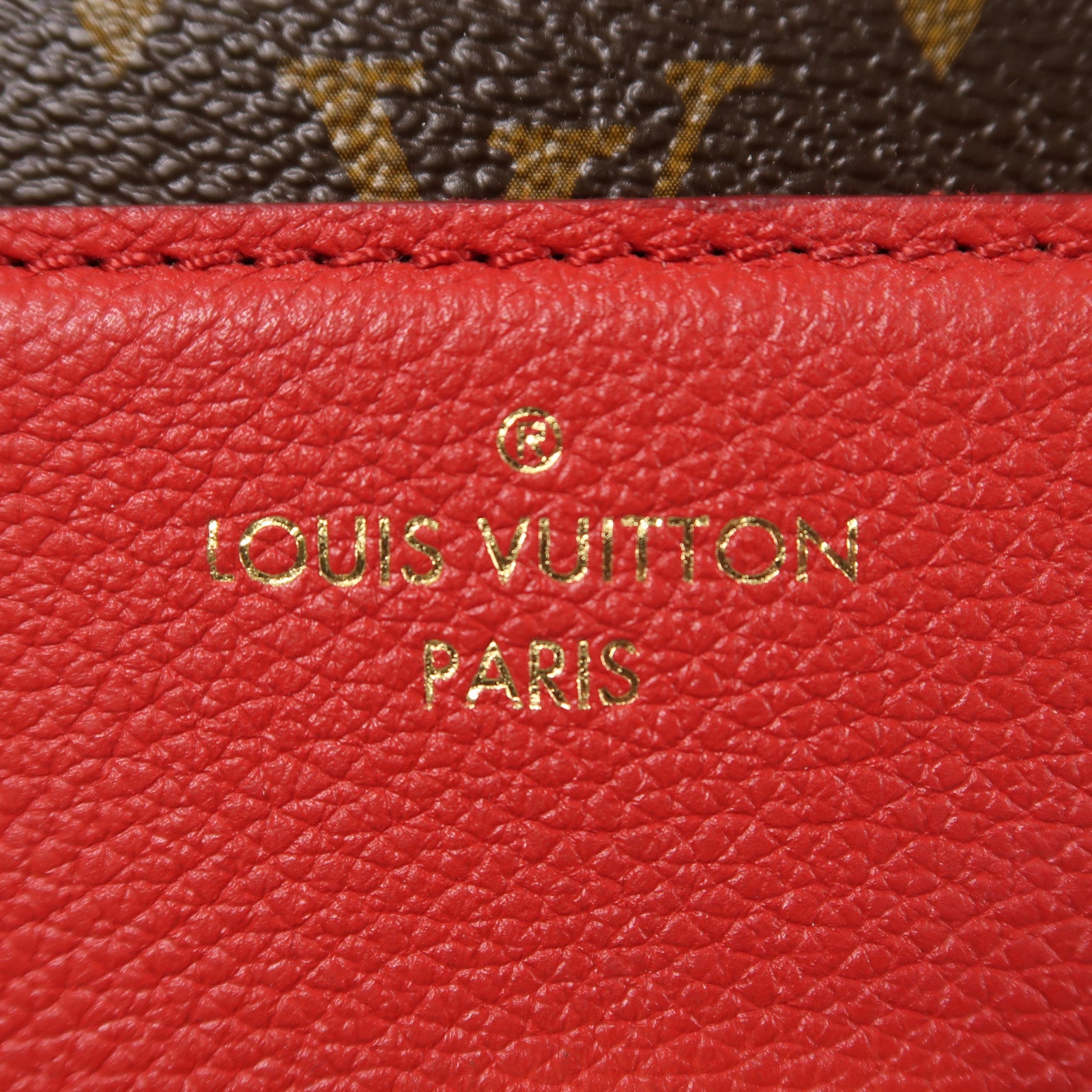 LOUIS VUITTON Monogram Victoire金扣鏈帶肩背袋