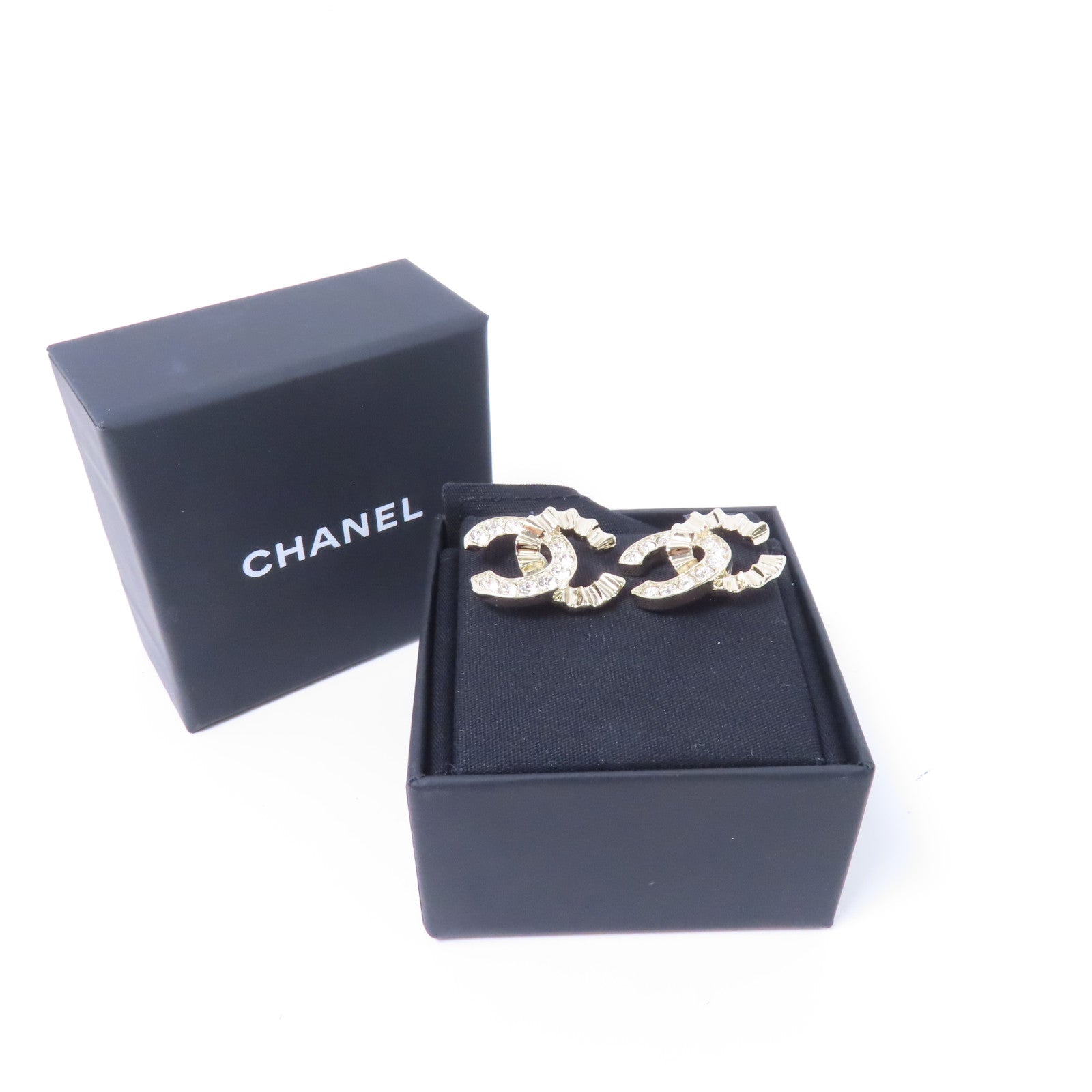CHANEL 金屬Earrings耳環金色