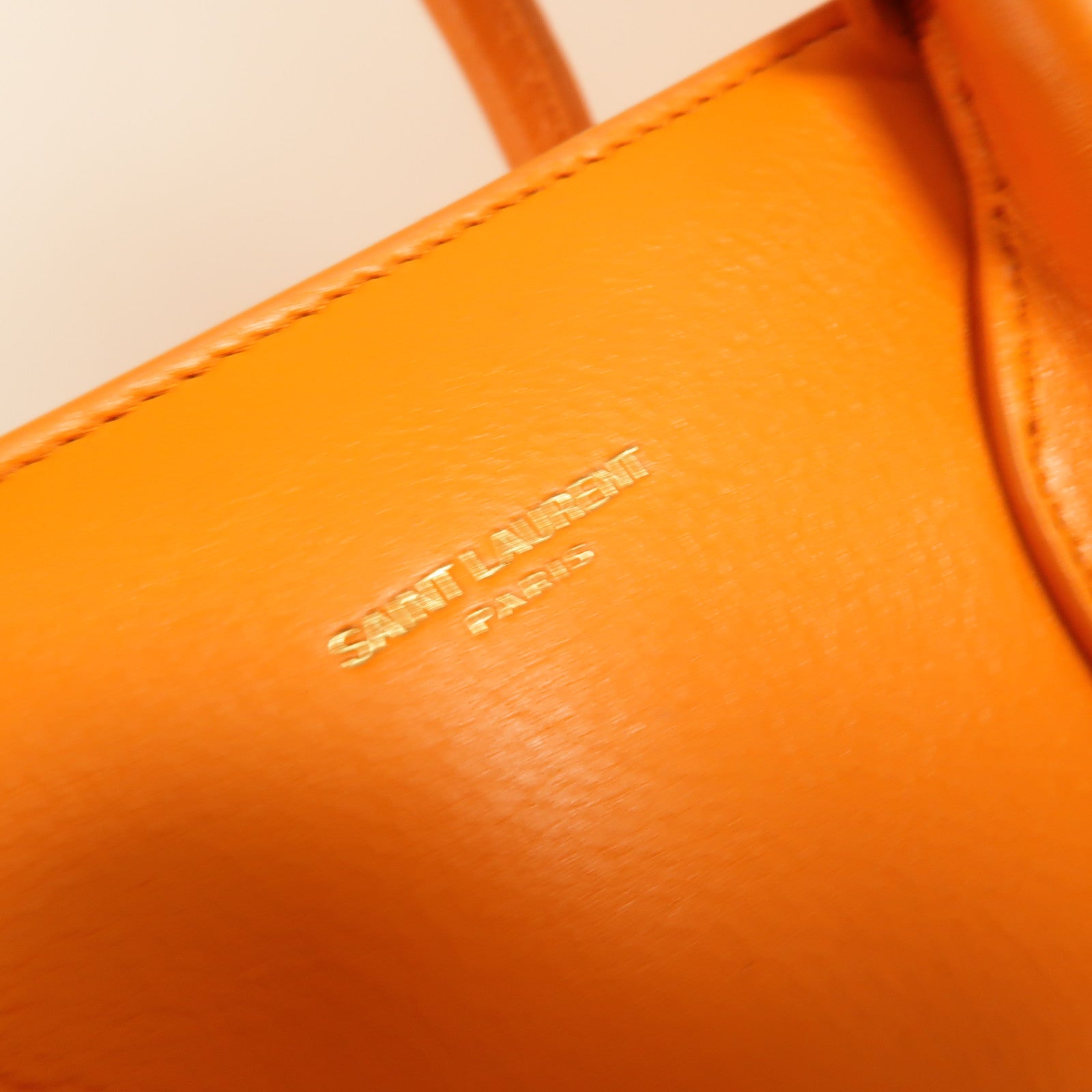 SAINT LAURENT 牛皮皮革Sac De Jour手挽肩背兩用袋