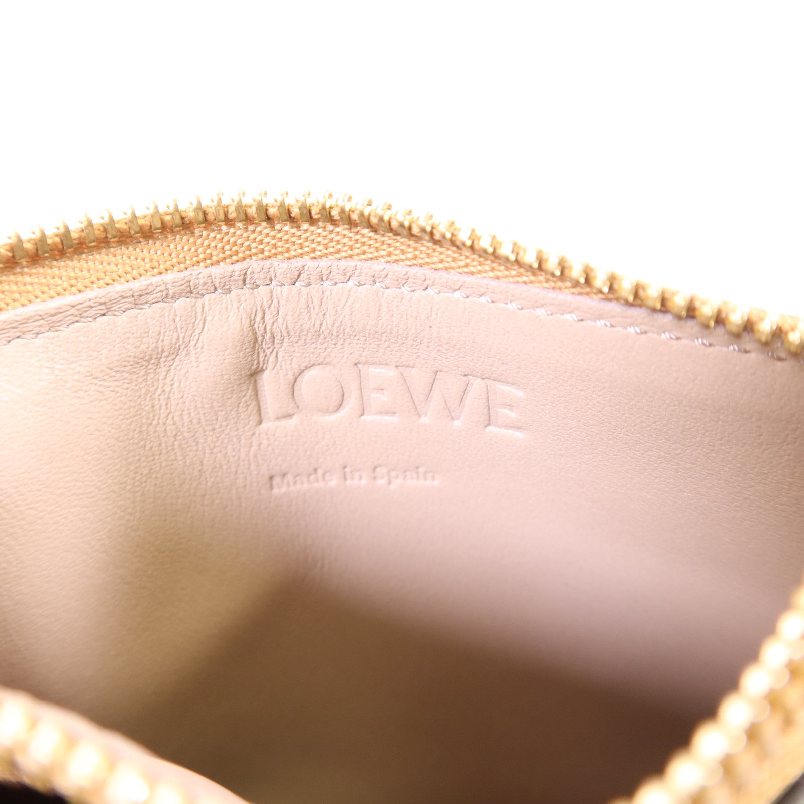 LOEWE 【激減優惠】牛皮皮革Card Case金扣卡片套