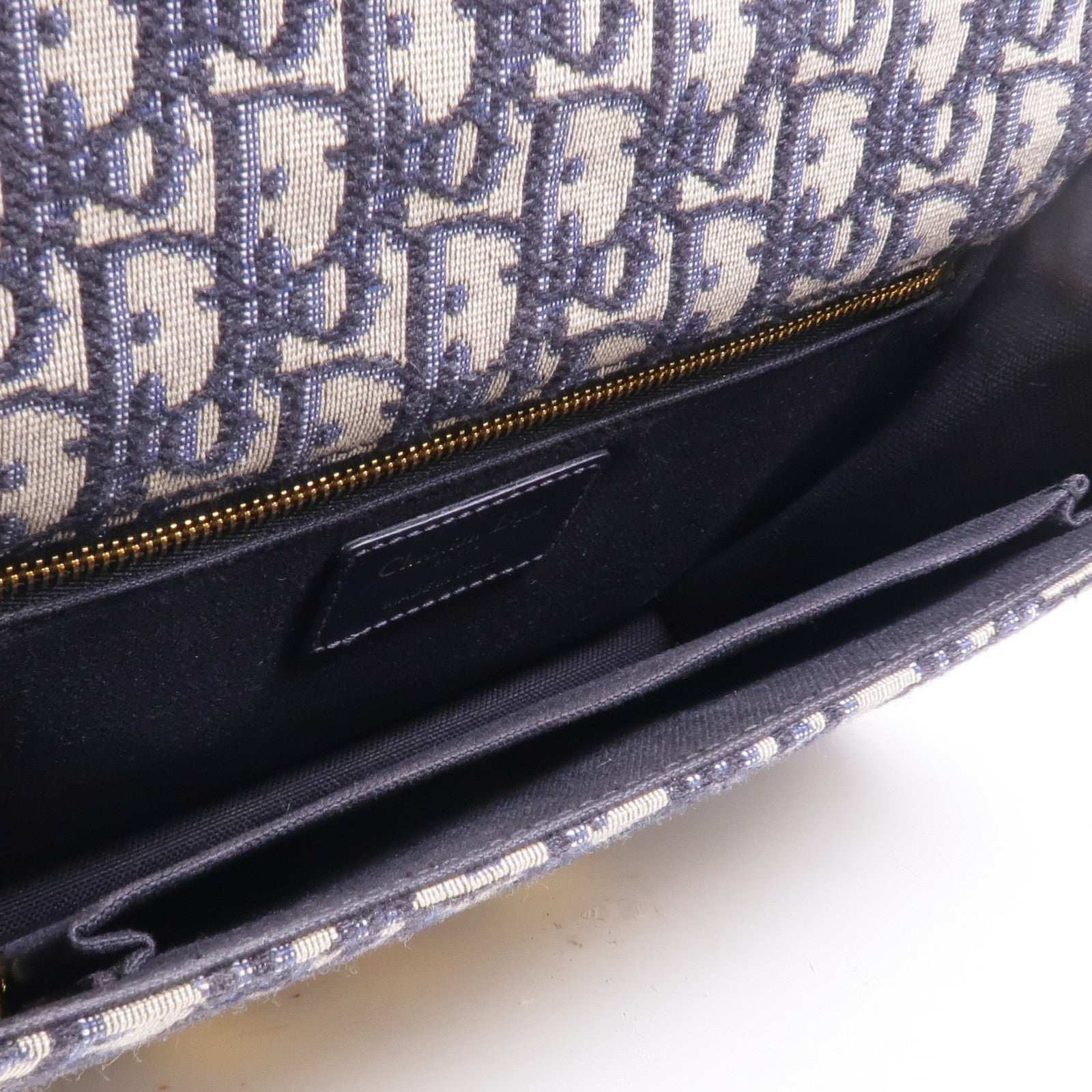 Dior 帆布Montaigne金扣肩背袋