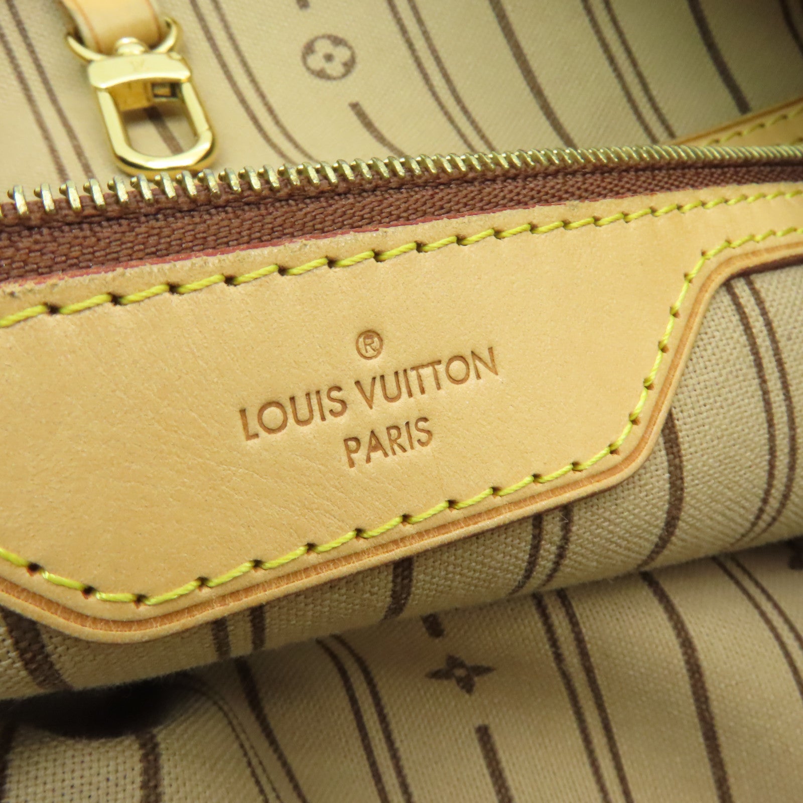LOUIS VUITTON 【激減優惠】Monogram Delightful MM金扣肩背袋棕色