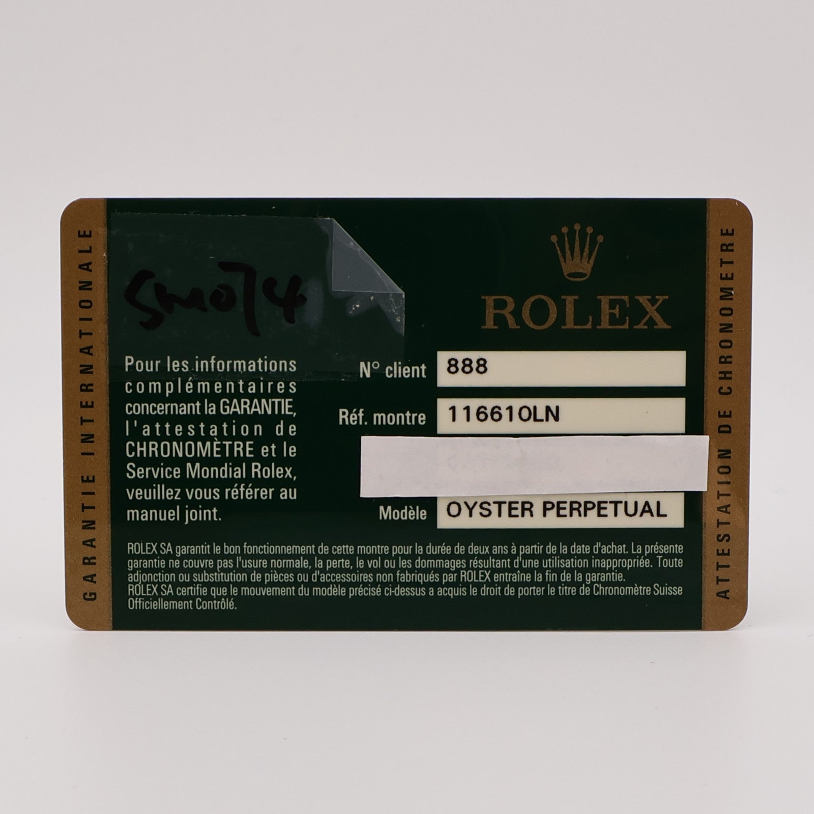 ROLEX Submariner Date 116610LN