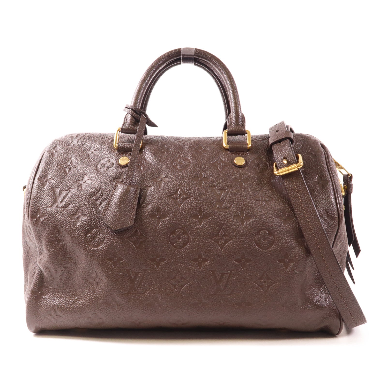 LOUIS VUITTON 【激減優惠】Monogram Empreinte Speedy Bandouliere 30金扣手挽肩背兩用袋