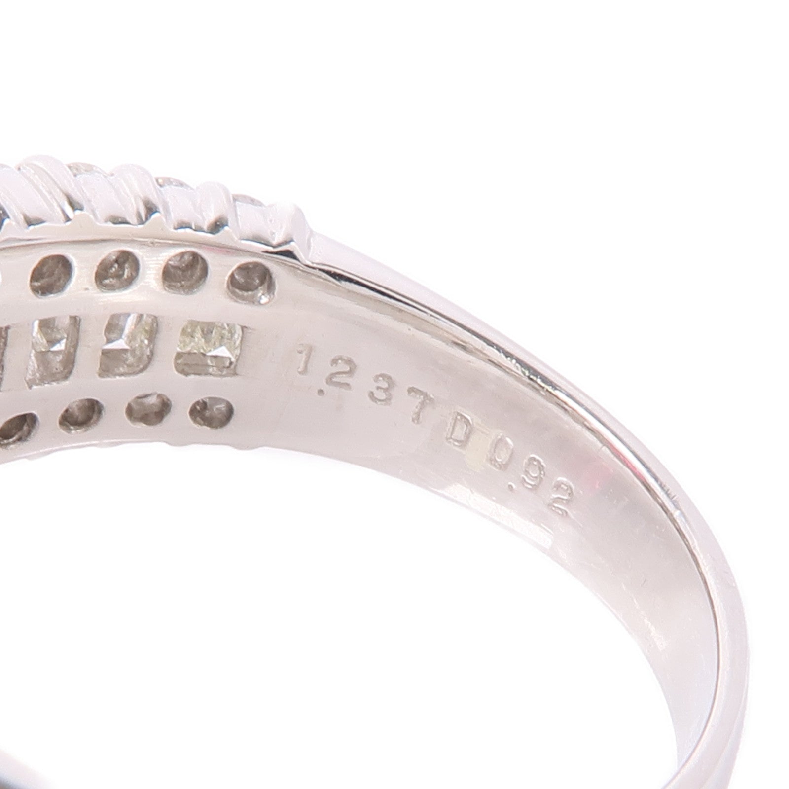 JEWELRY PT900鉑金Ruby/Diamond Ring紅寶石/鑽石戒指US#6.5