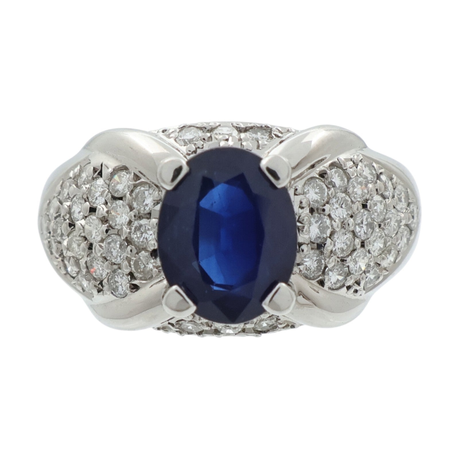 JEWELRY PT900鉑金/藍寶石Sapphire鑽石戒指