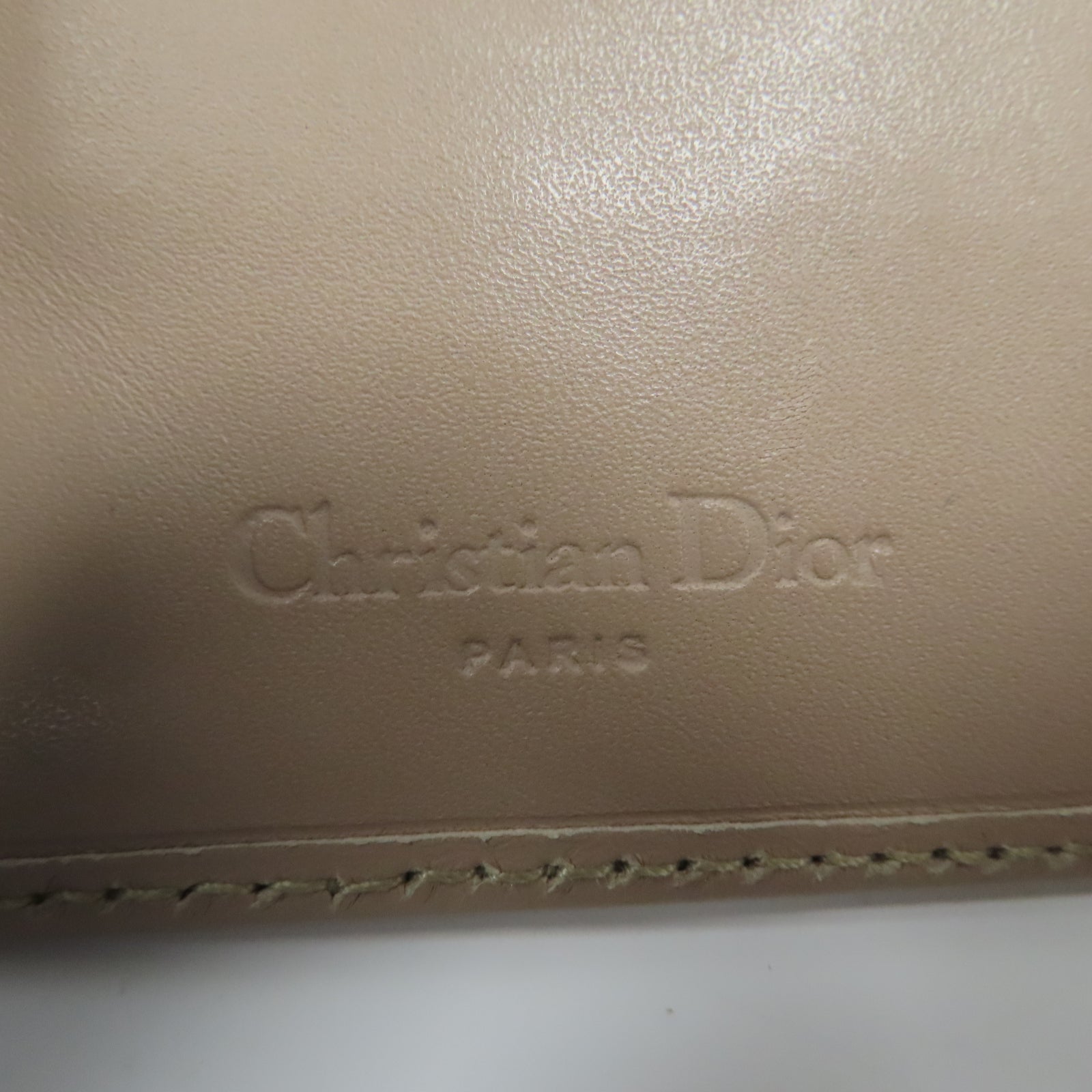 Dior 【激減優惠】帆布Long Wallet銀扣長錢包米色