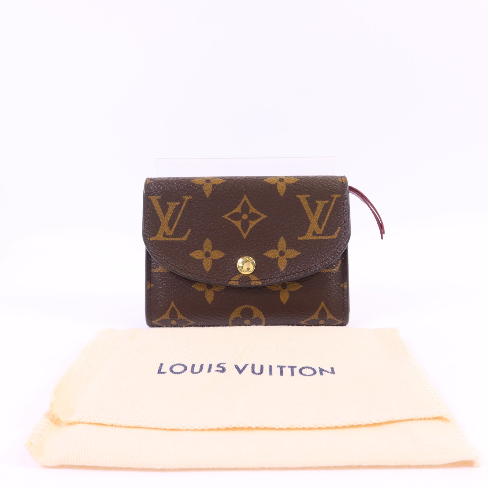 LOUIS VUITTON Monogram Rosalie金扣零錢包