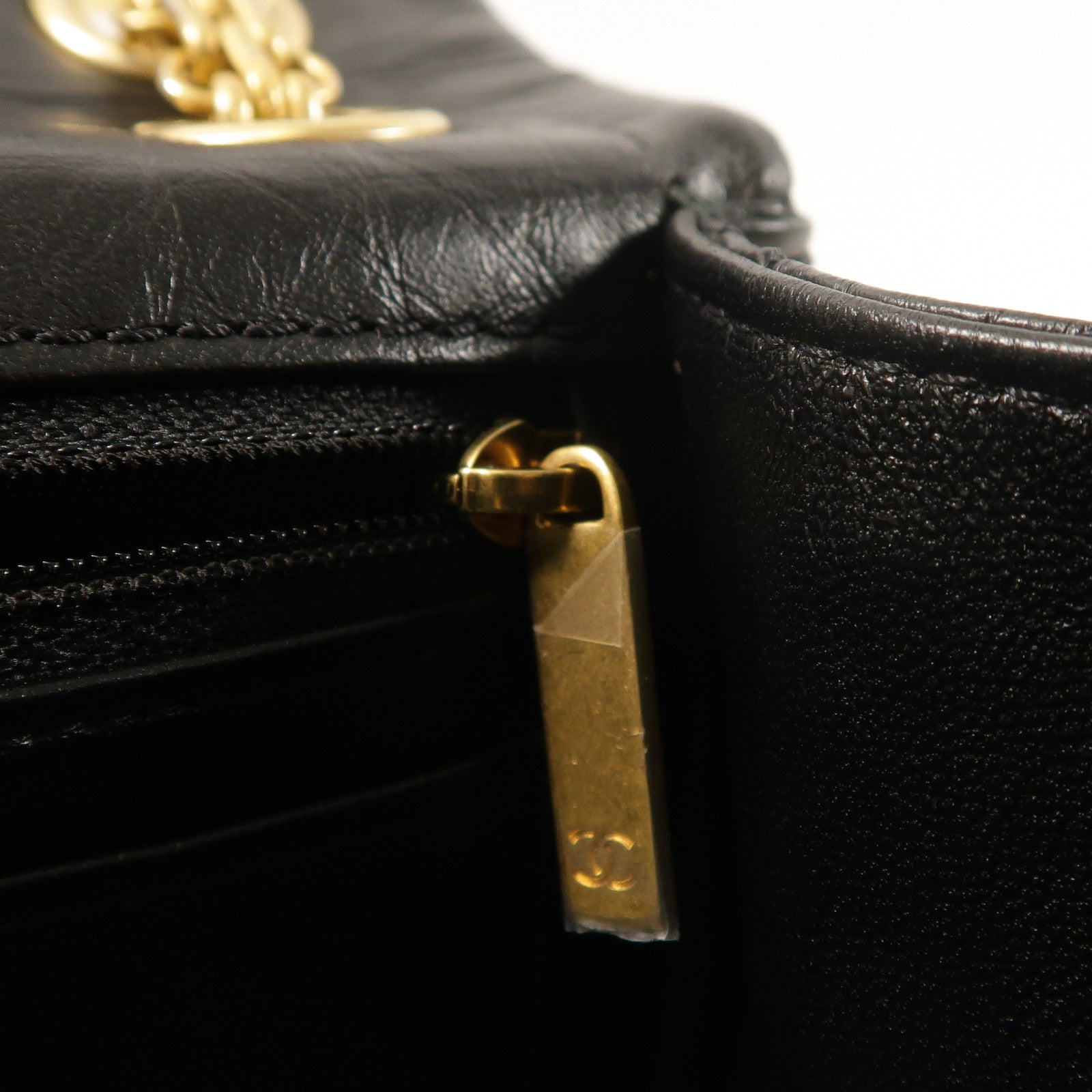 CHANEL 【激減優惠】牛皮皮革2.55 Mini金扣鏈帶肩背袋