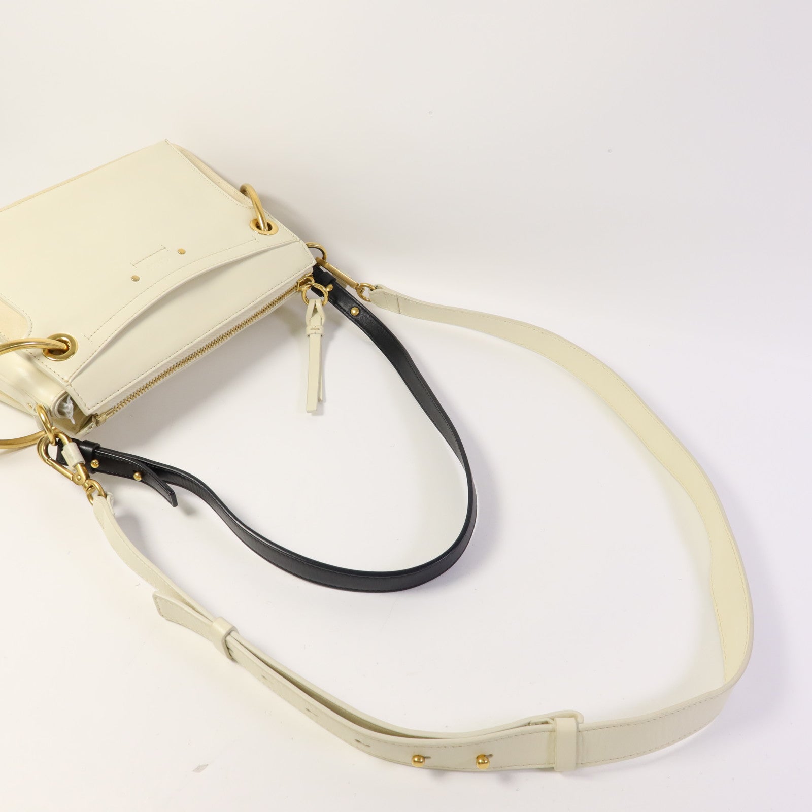 Chloe 牛皮皮革Shoulder Bag金扣肩背袋