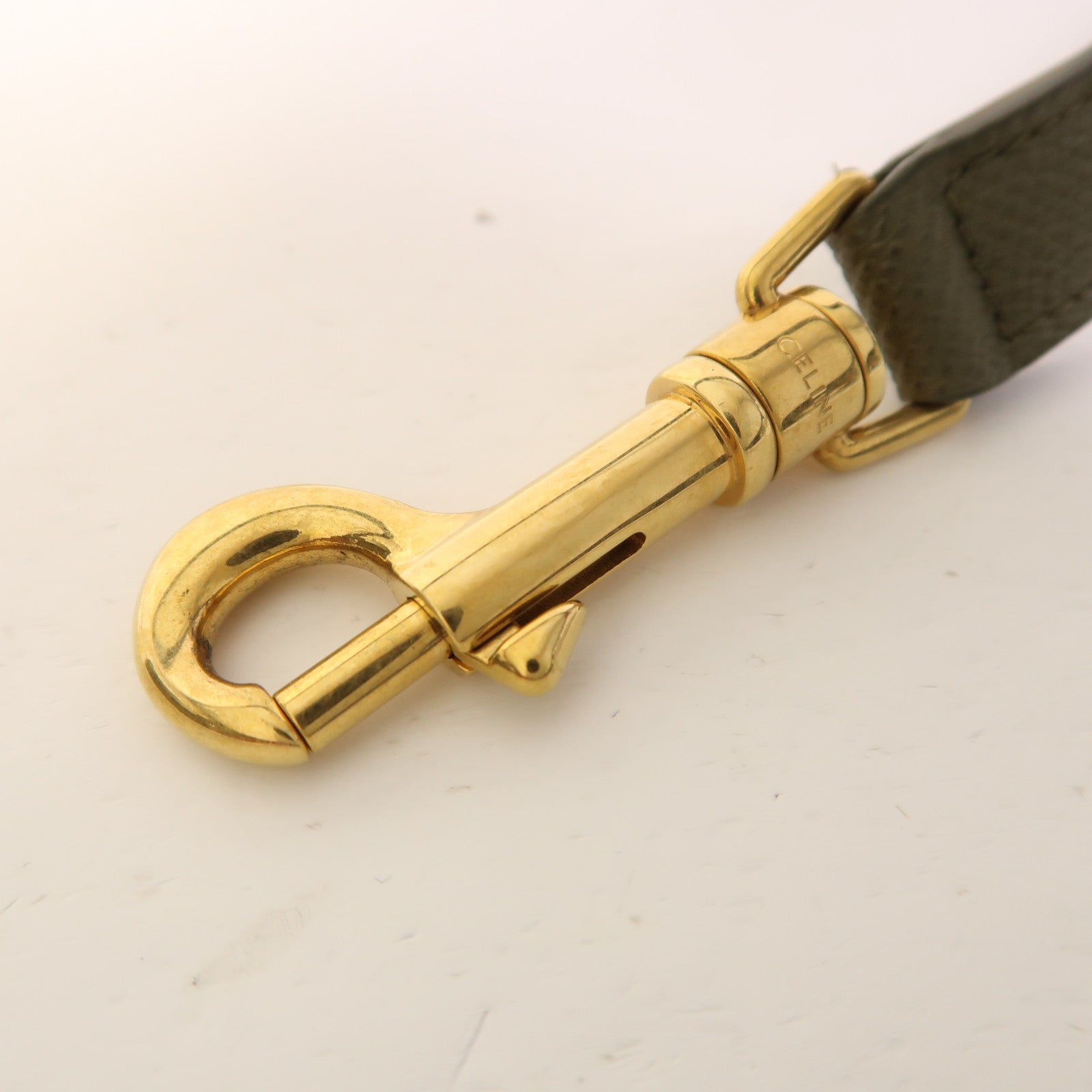 CELINE 牛皮皮革Micro Belt Bag金扣手挽肩背兩用袋