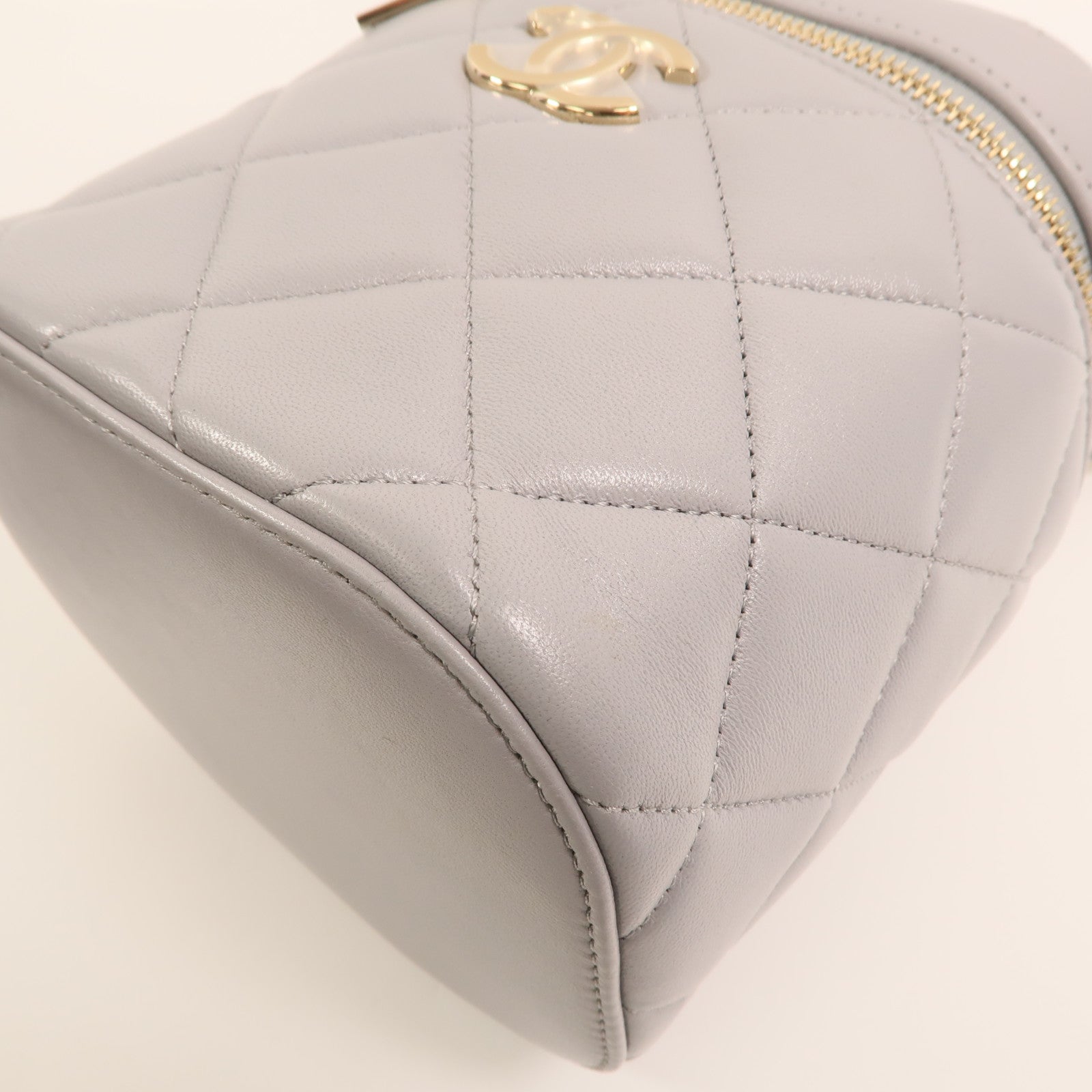 CHANEL 羊皮皮革Trendy CC Vanity Case金扣手挽肩背兩用袋
