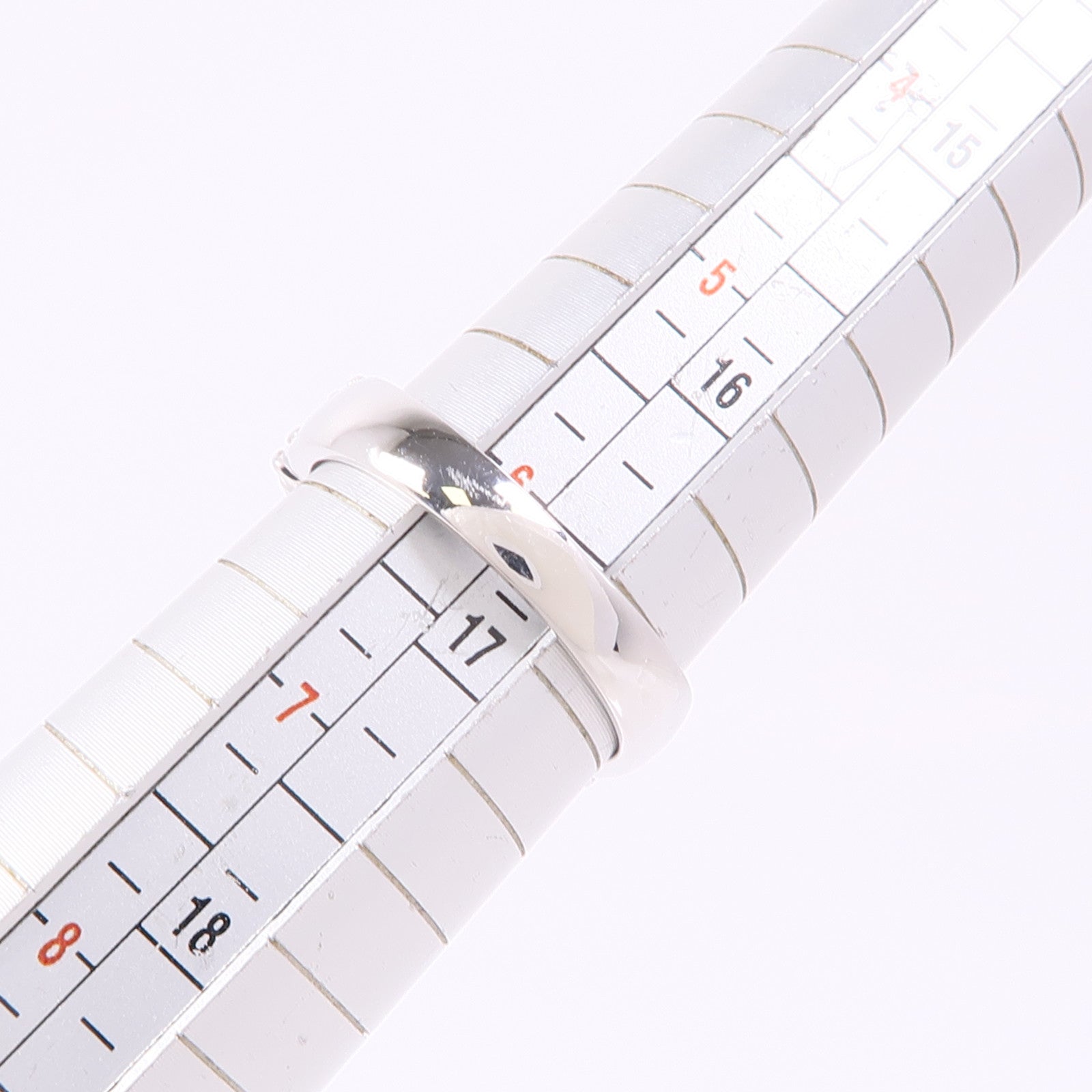 JEWELRY PT900鉑金Ruby/Diamond Ring紅寶石/鑽石戒指US#6.5