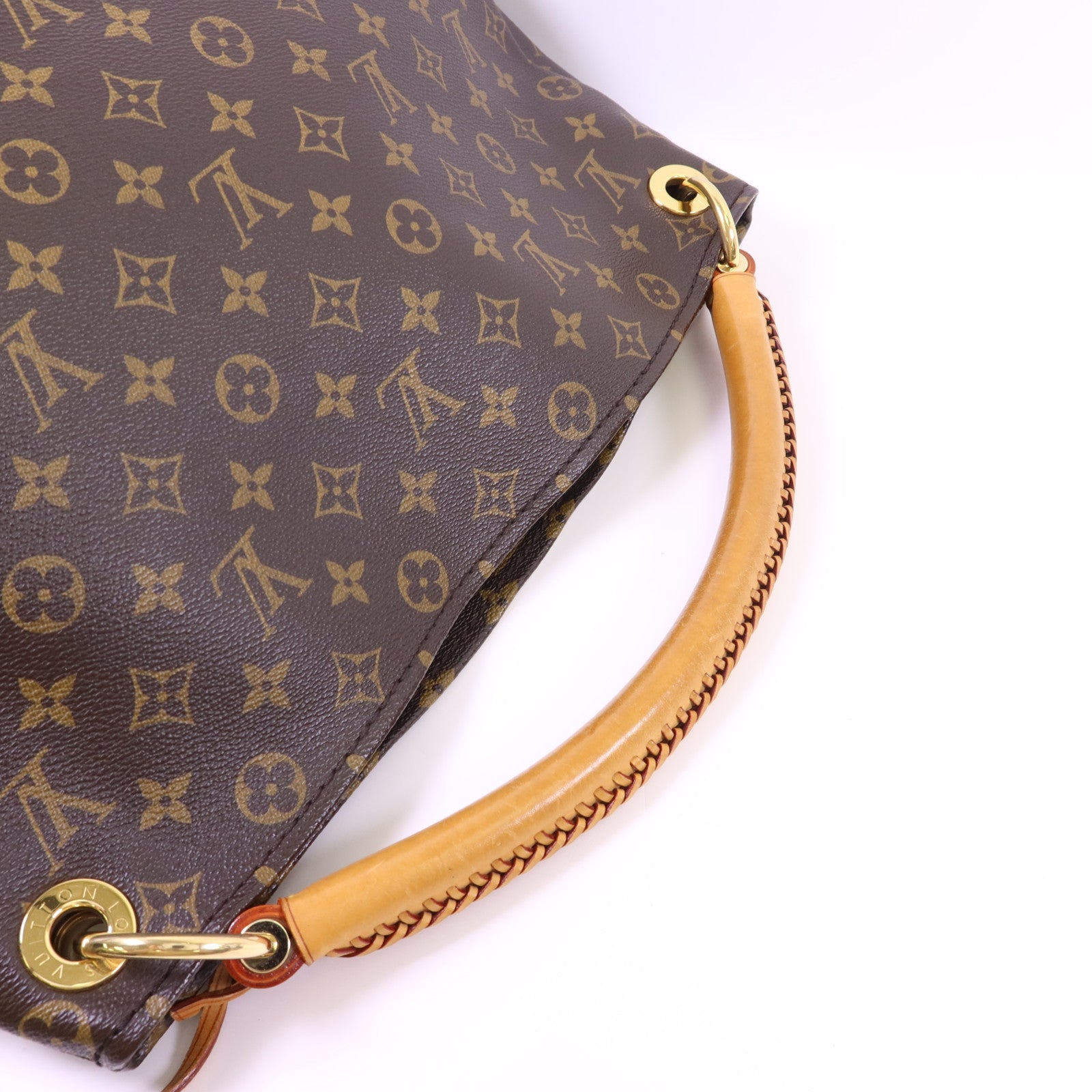 LOUIS VUITTON Monogram Artsy GM金扣肩背袋