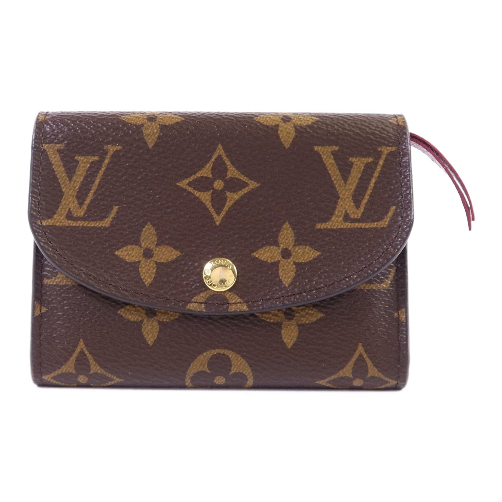 LOUIS VUITTON Monogram Rosalie金扣零錢包