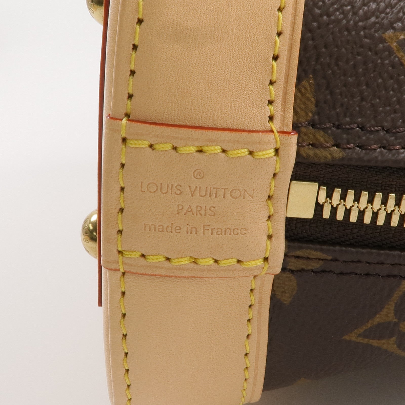 LOUIS VUITTON Monogram Alma BB金扣手挽肩背兩用袋