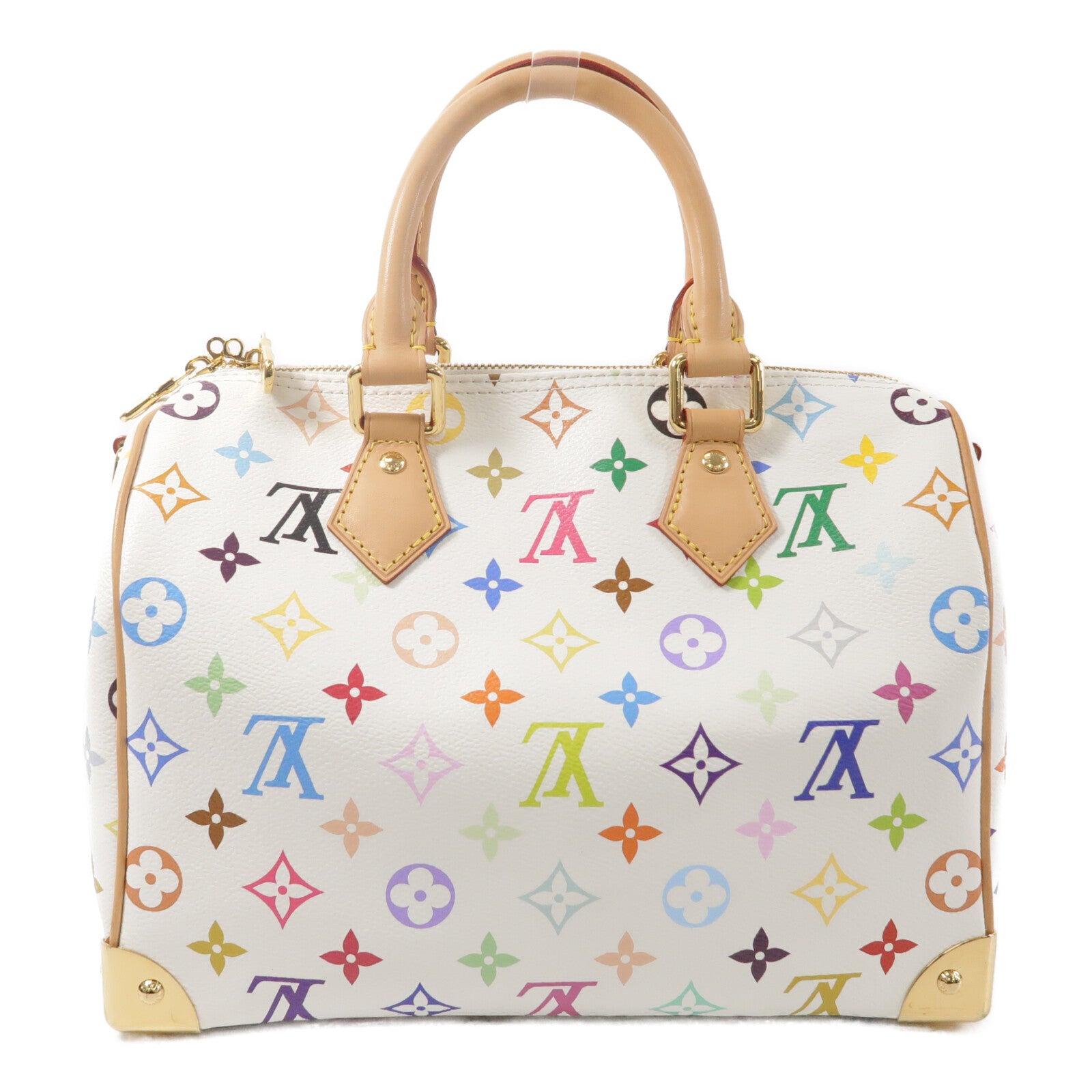 LOUIS VUITTON Monogram Multicolor Speedy Bandouliere 25手挽肩背兩用袋