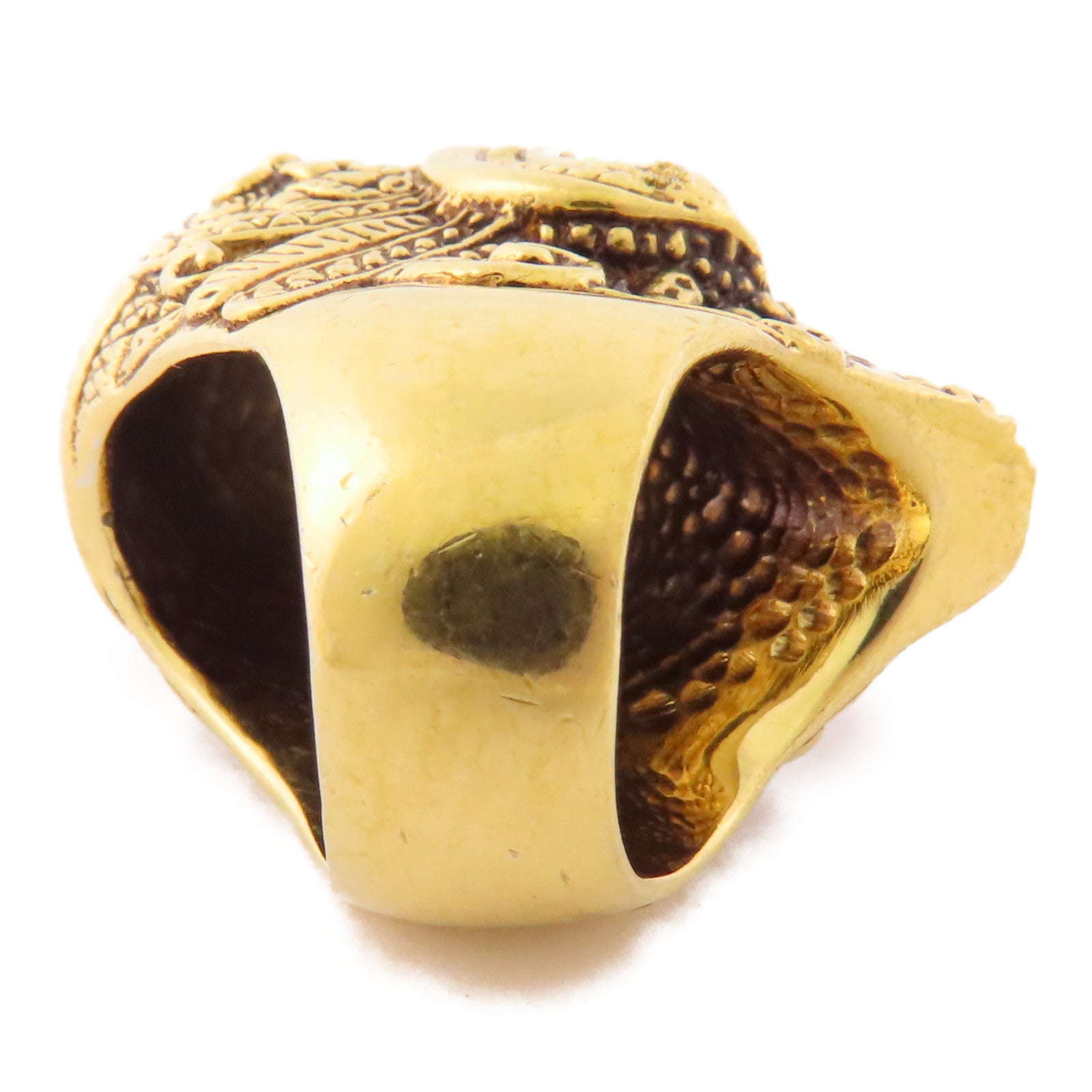 SELECTION Brass McQueen Lace Skull Ring戒指US#6