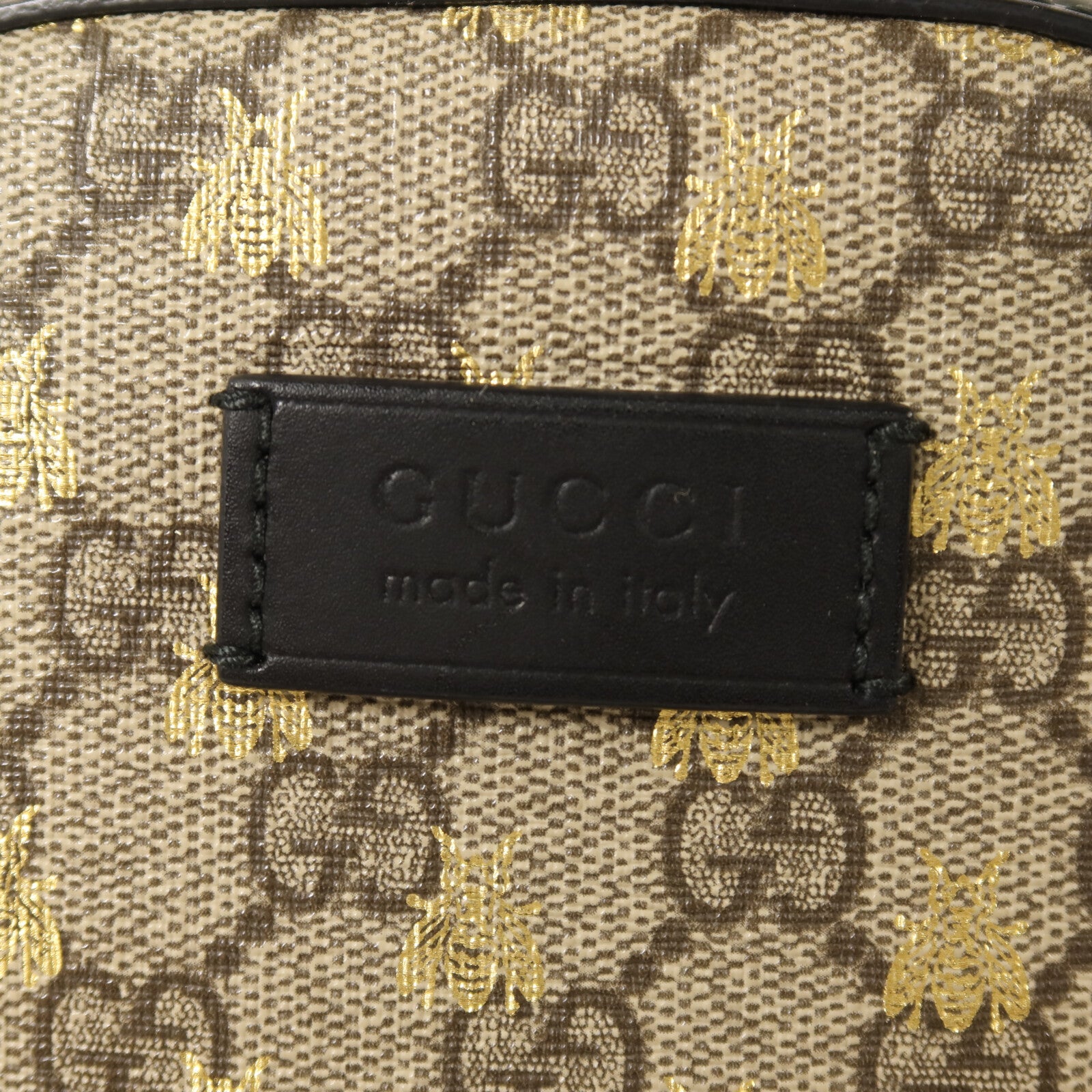 GUCCI 塗層帆布GG Supreme Backpack金扣背包