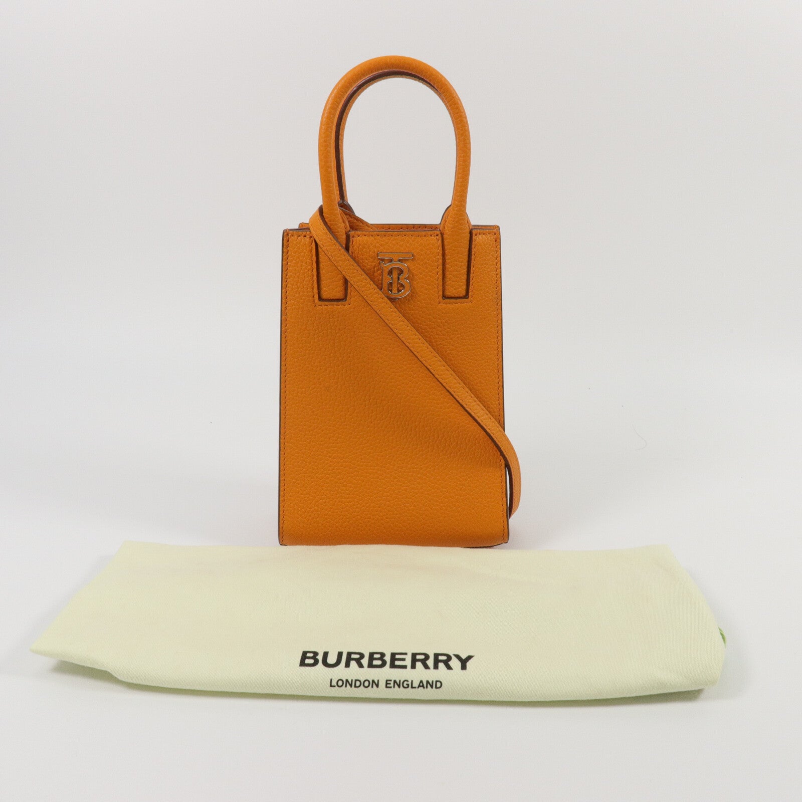 BURBERRY 牛皮皮革TP Phone Tote手挽肩背兩用袋
