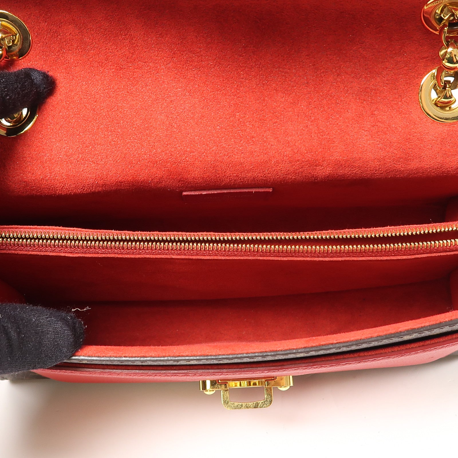 LOUIS VUITTON Monogram Victoire金扣鏈帶肩背袋