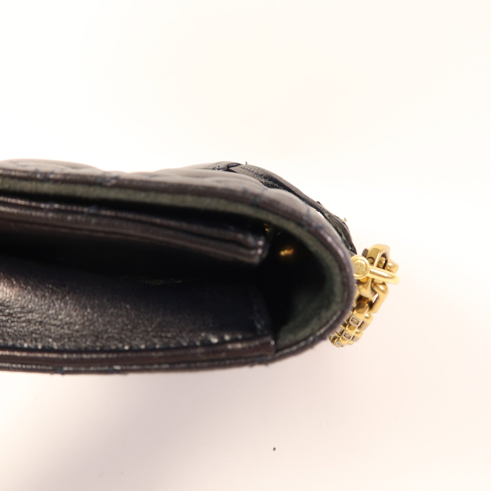 Dior 牛皮皮革Dior Addict金扣鏈帶