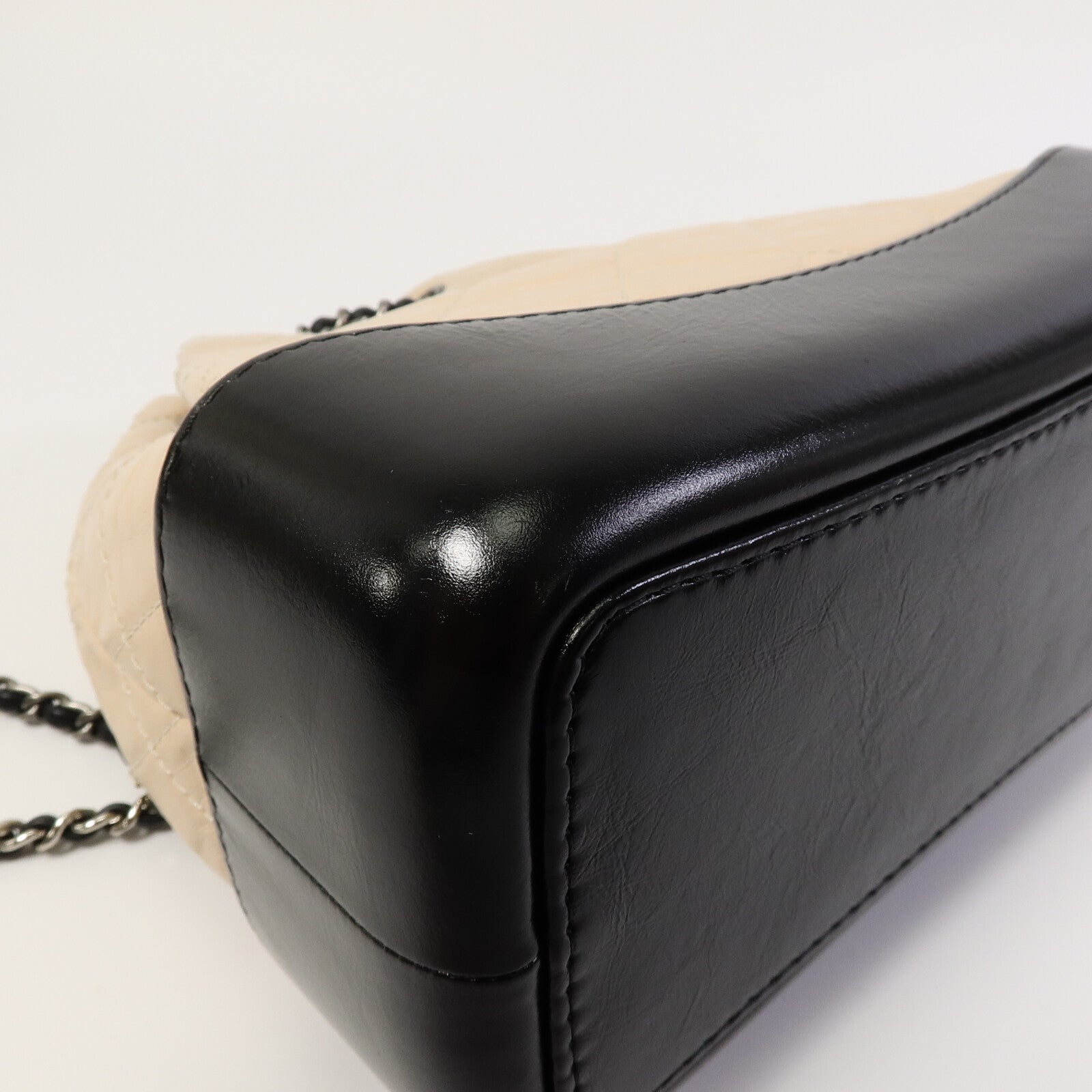 CHANEL 牛皮皮革Gabrielle BackPack鏈帶背包