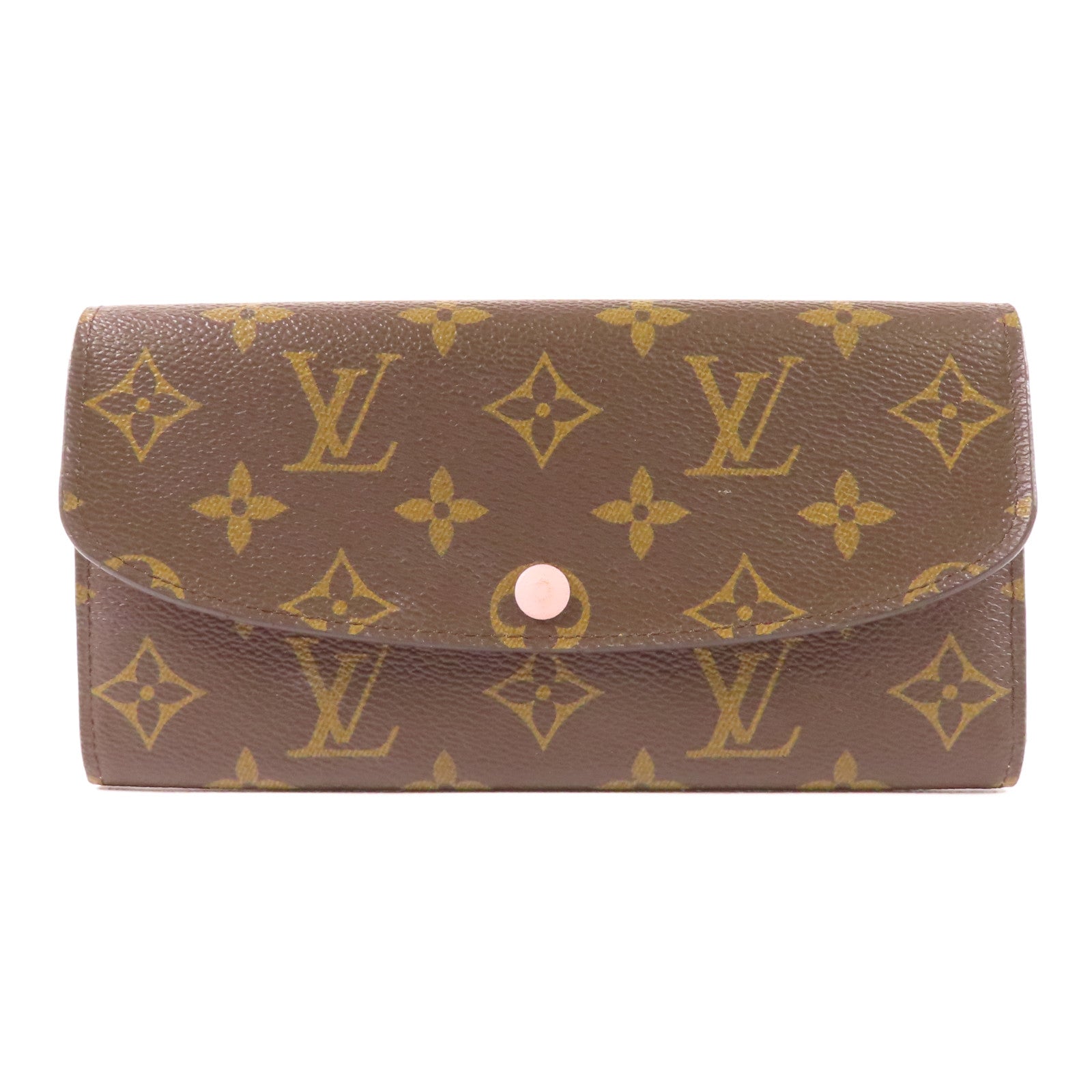 LOUIS VUITTON Monogram Emilie Wallet金扣長錢包