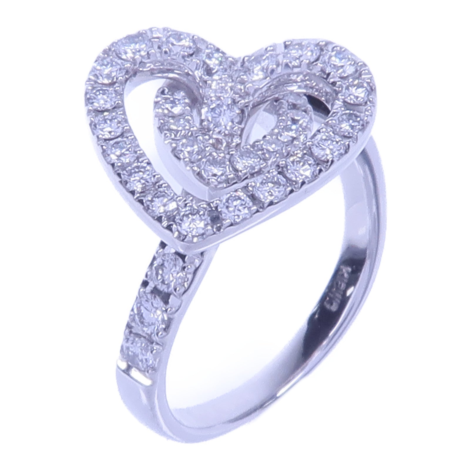 JEWELRY 【激減優惠】18K白金Diamond Ring鑽石戒指US#5